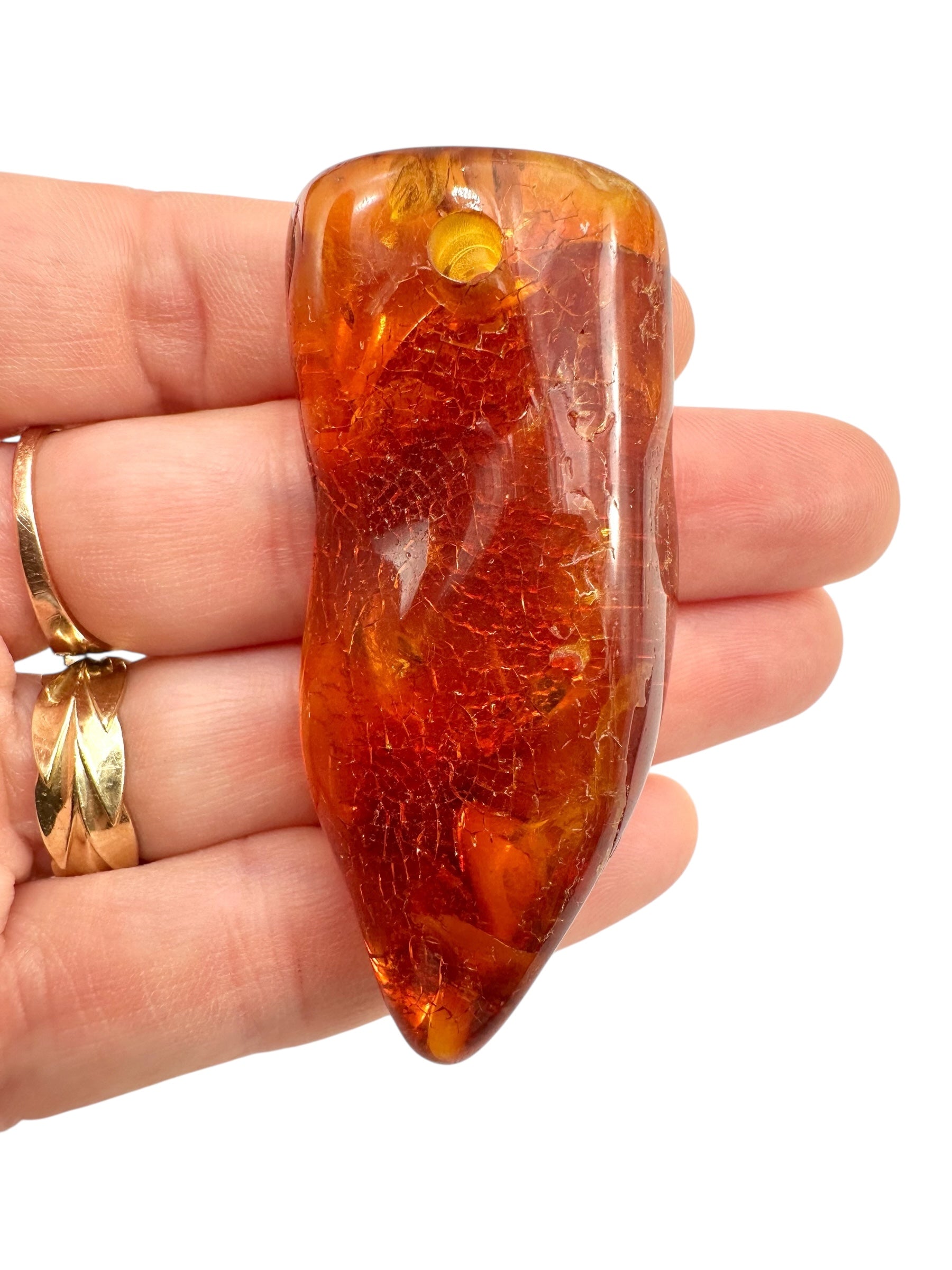 Insect in amber with a drilled hole for hanging 11,5g – Lithuania - IJD09