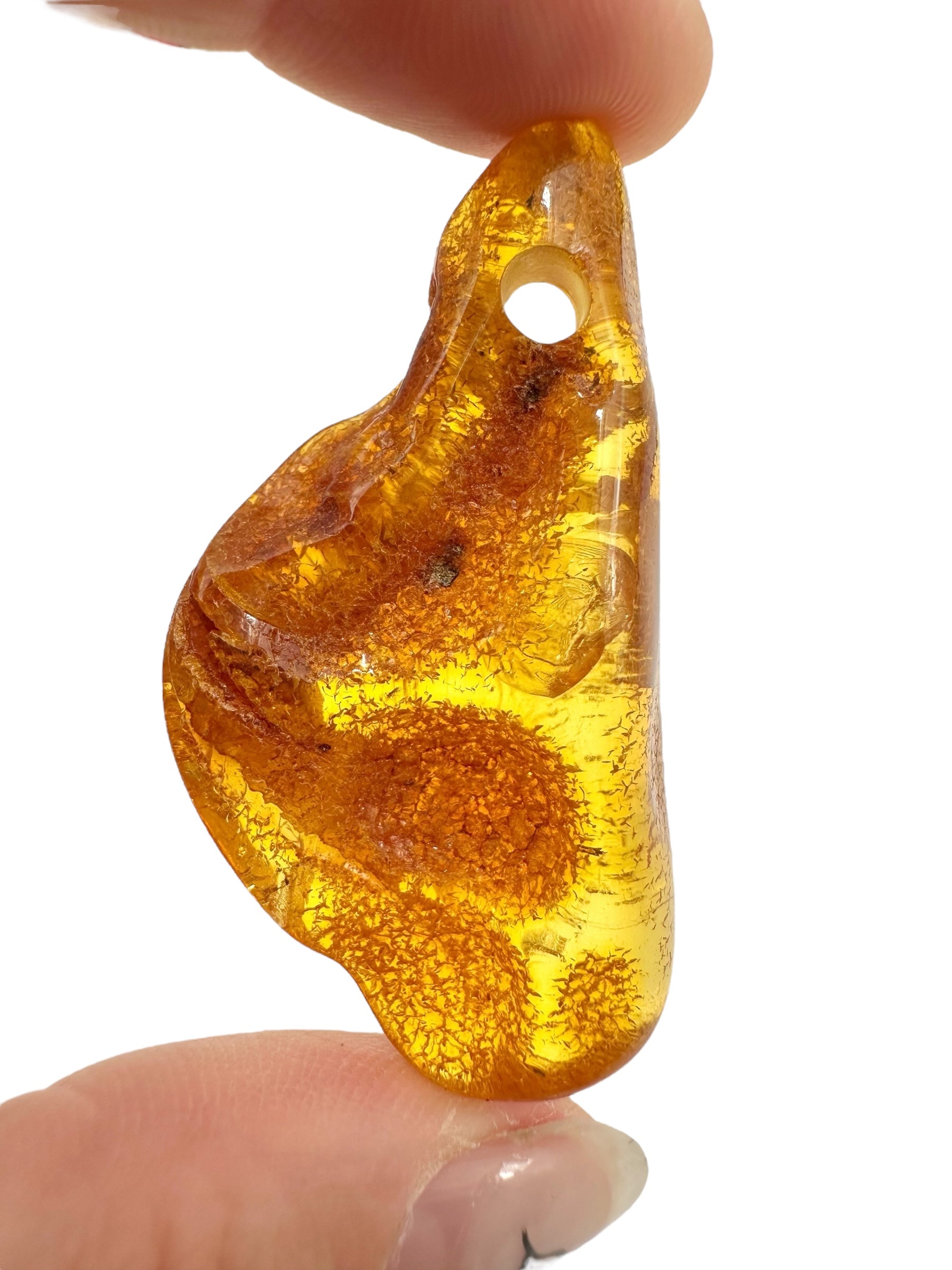 Insect in amber with a drilled hole for hanging 6,1g – Lithuania