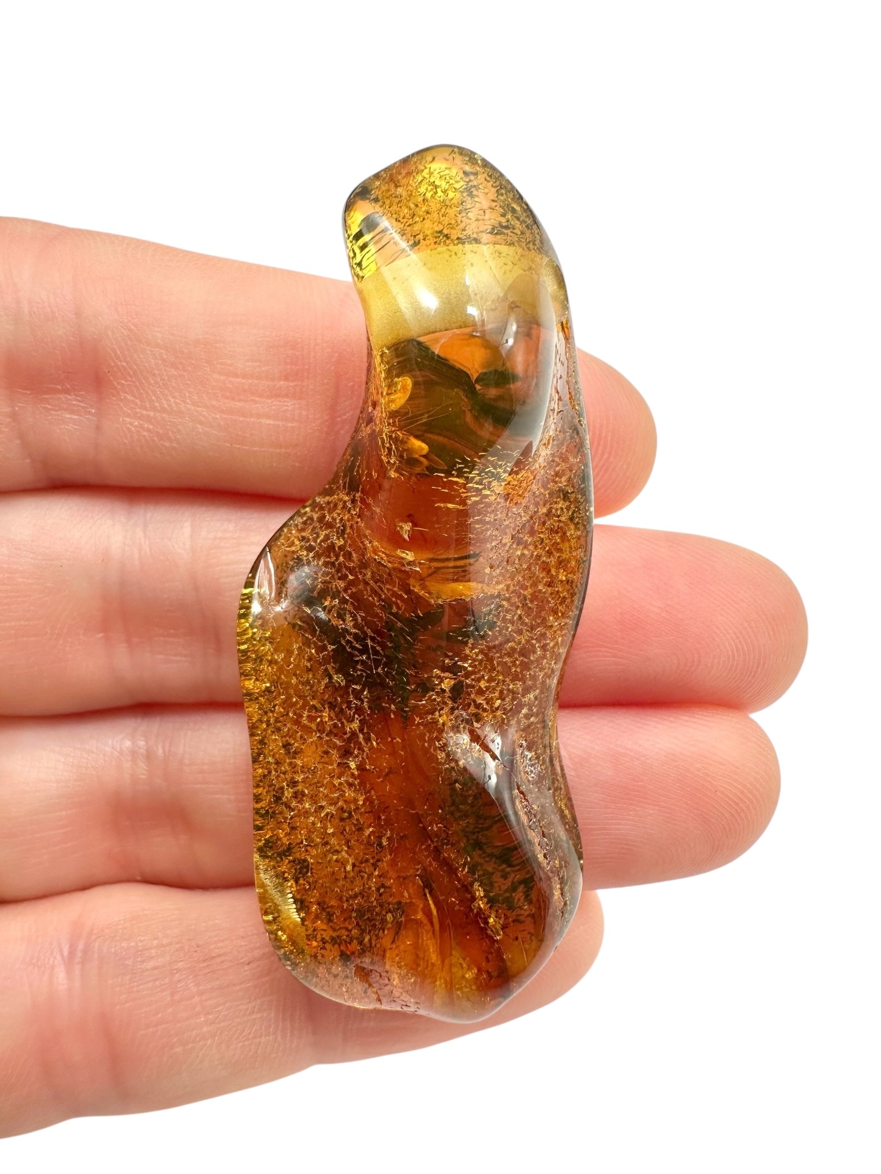Insect in amber with a drilled hole for hanging 6,1g – Lithuania - IJD17