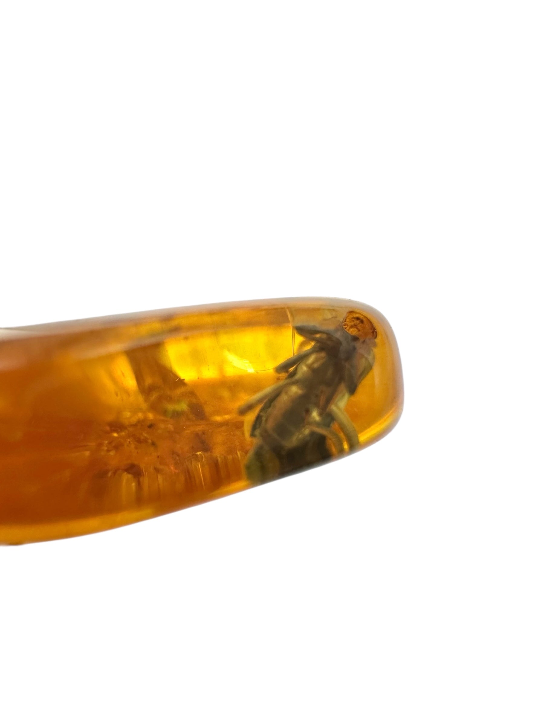 Insect in amber with a drilled hole for hanging 2,9g – Lithuania - IJD18