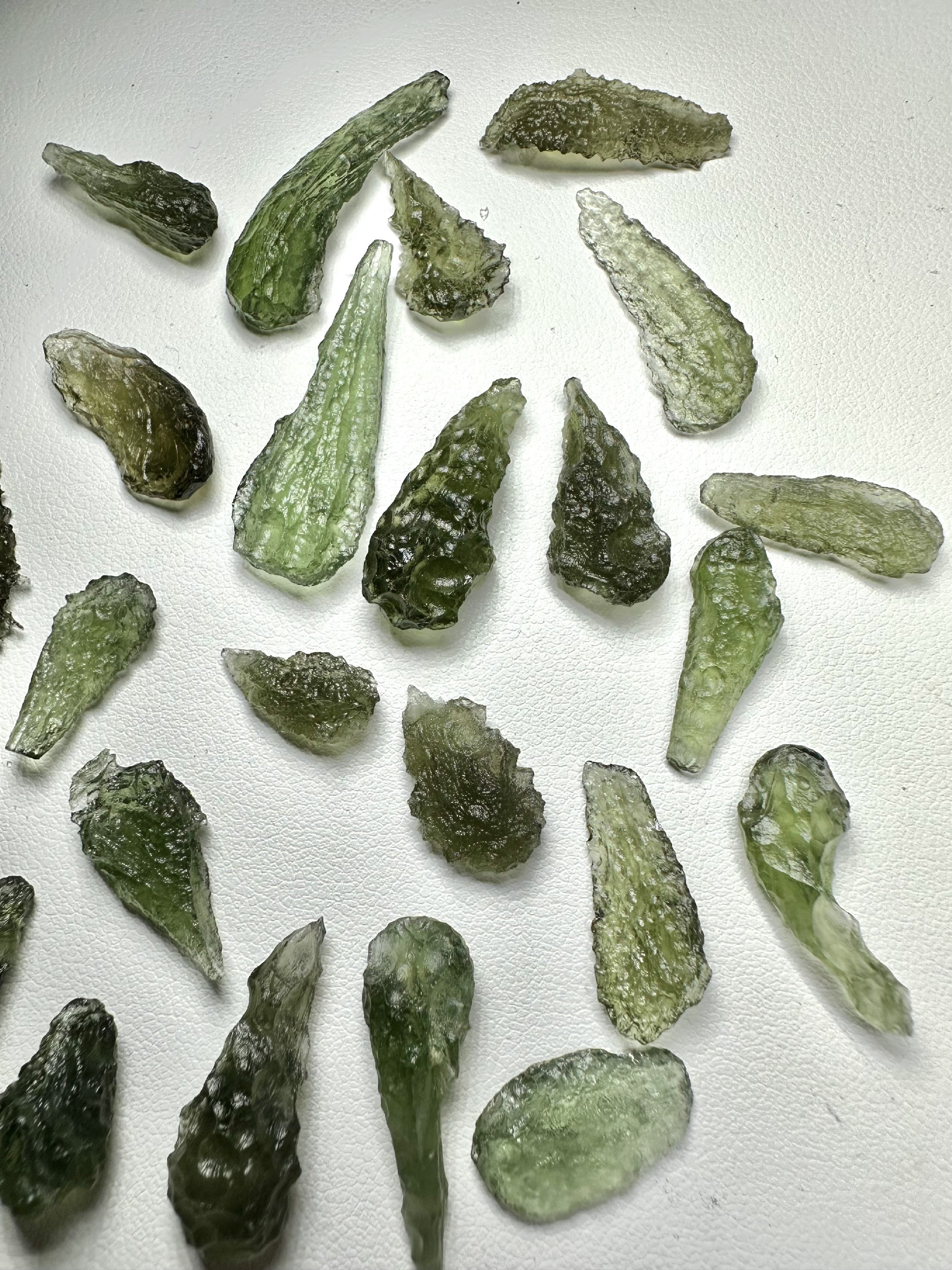Moldavite drops – 17g - VVEL29