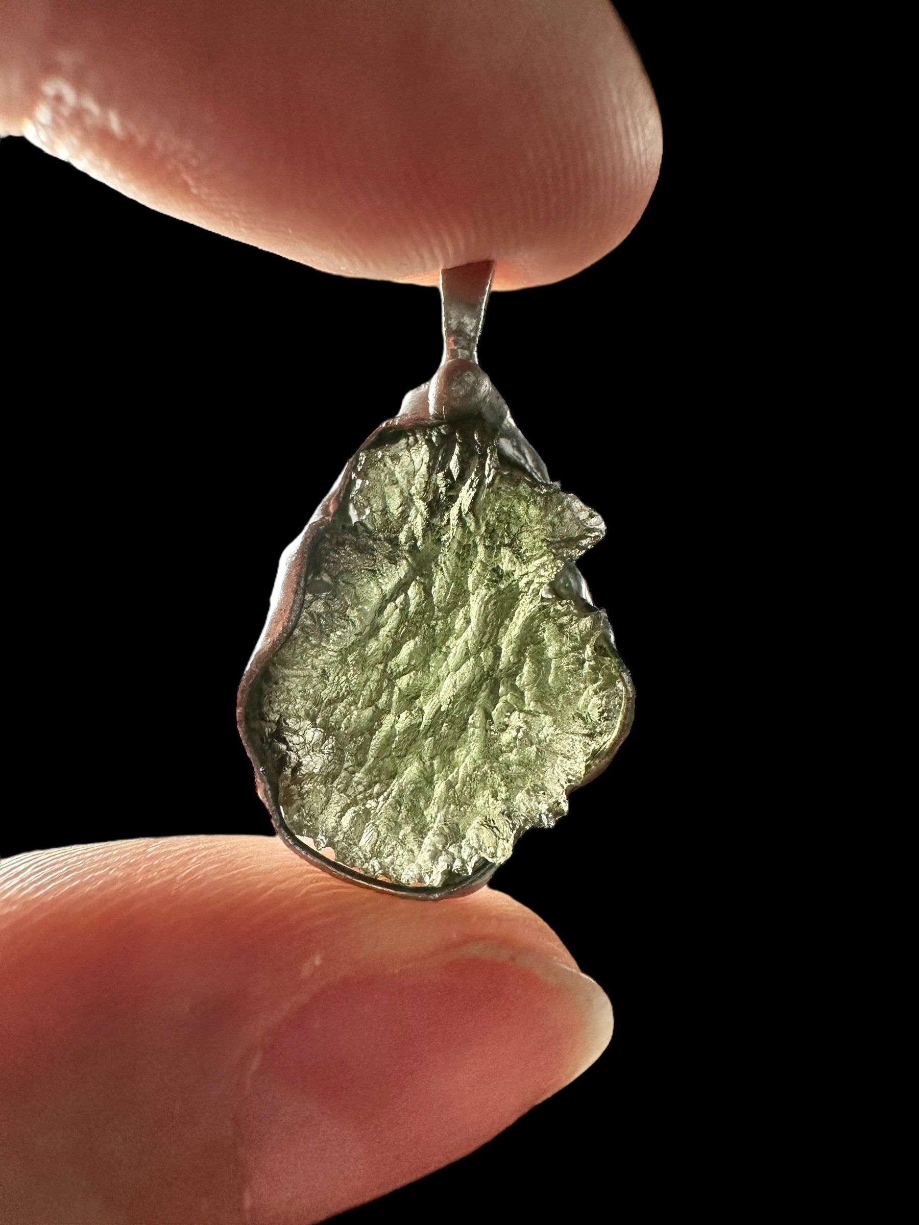 Moldavite pendant - P/V005