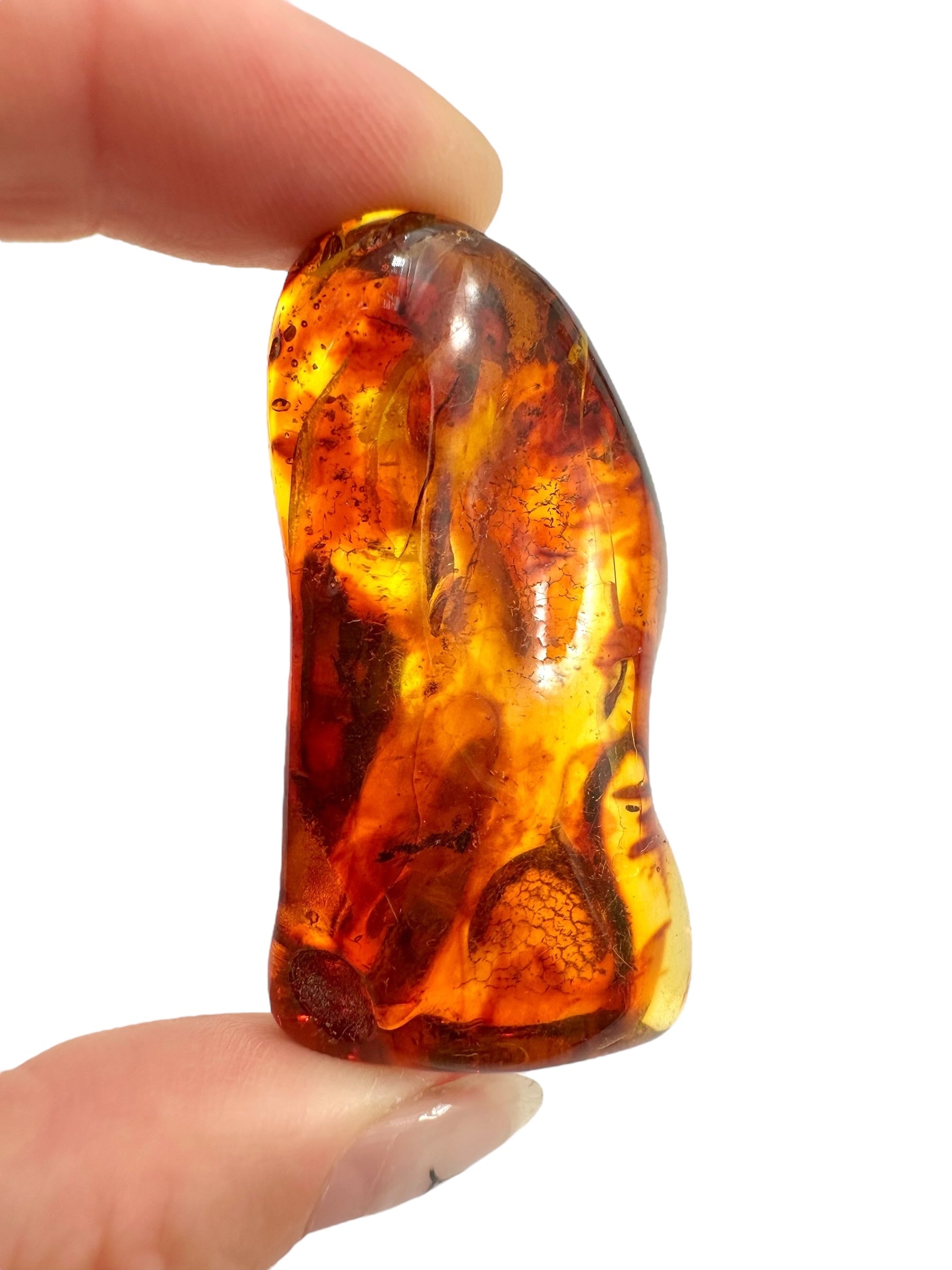 Insects in amber – Lithuania – 17,4g - IJ110