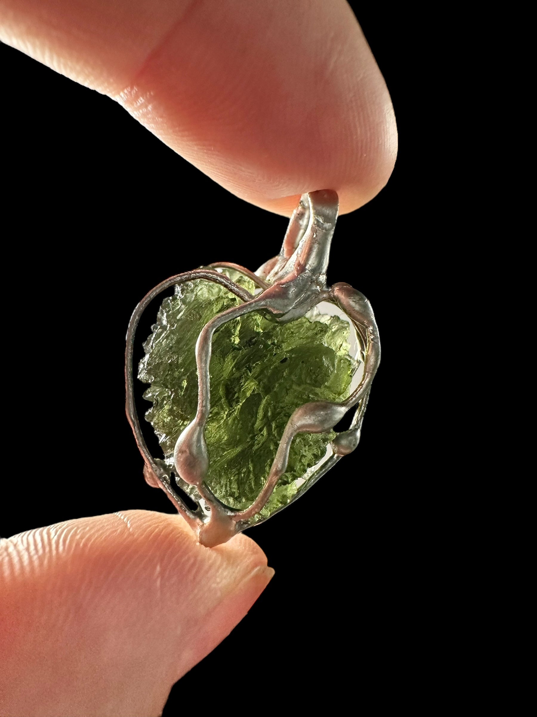 Moldavite pendant - P/V009