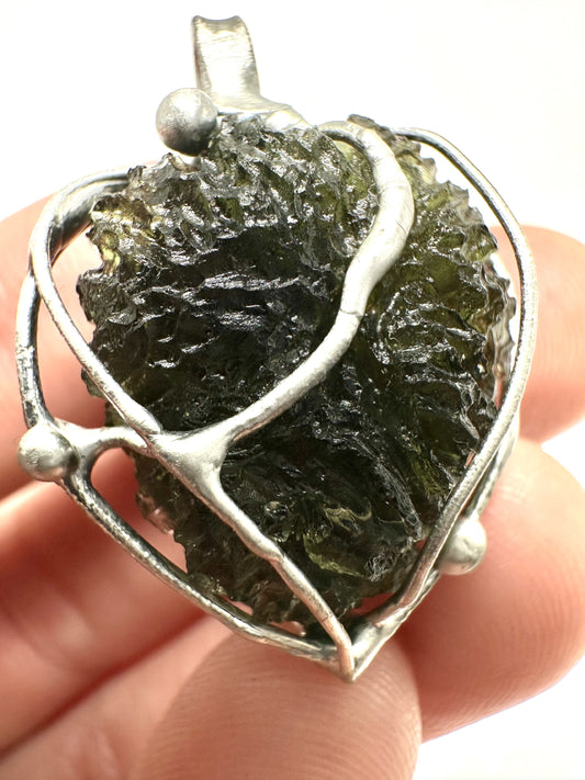 Pendente in Moldavite – P/V009