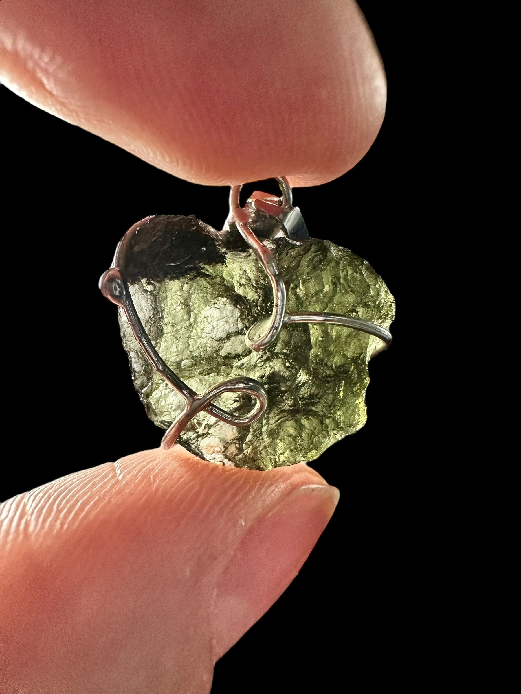 Moldavite pendant - P/V020