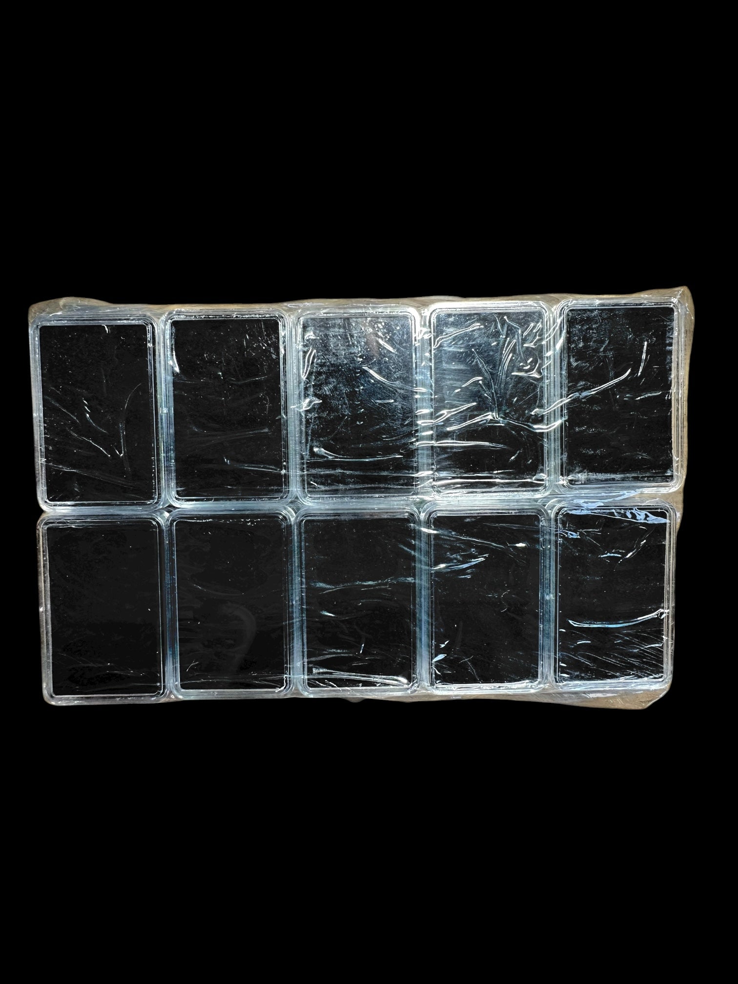 Pack of 20 pcs of boxes for mineral samples (black)