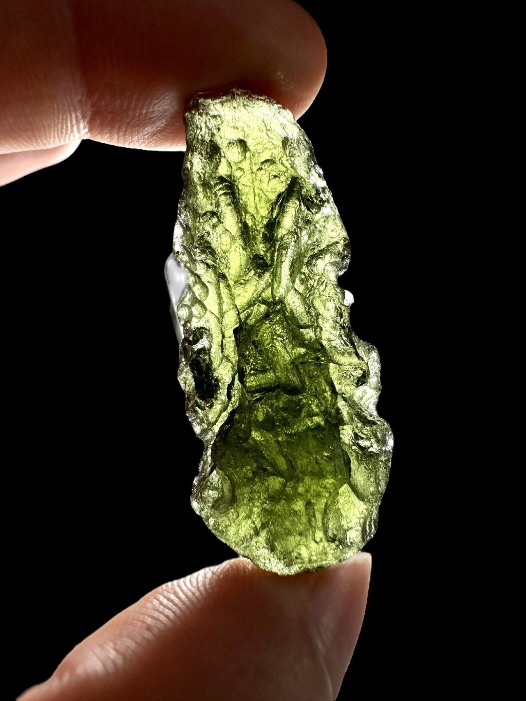 Moldavite – Vrabce – Kroclov – 15,8g - V2320