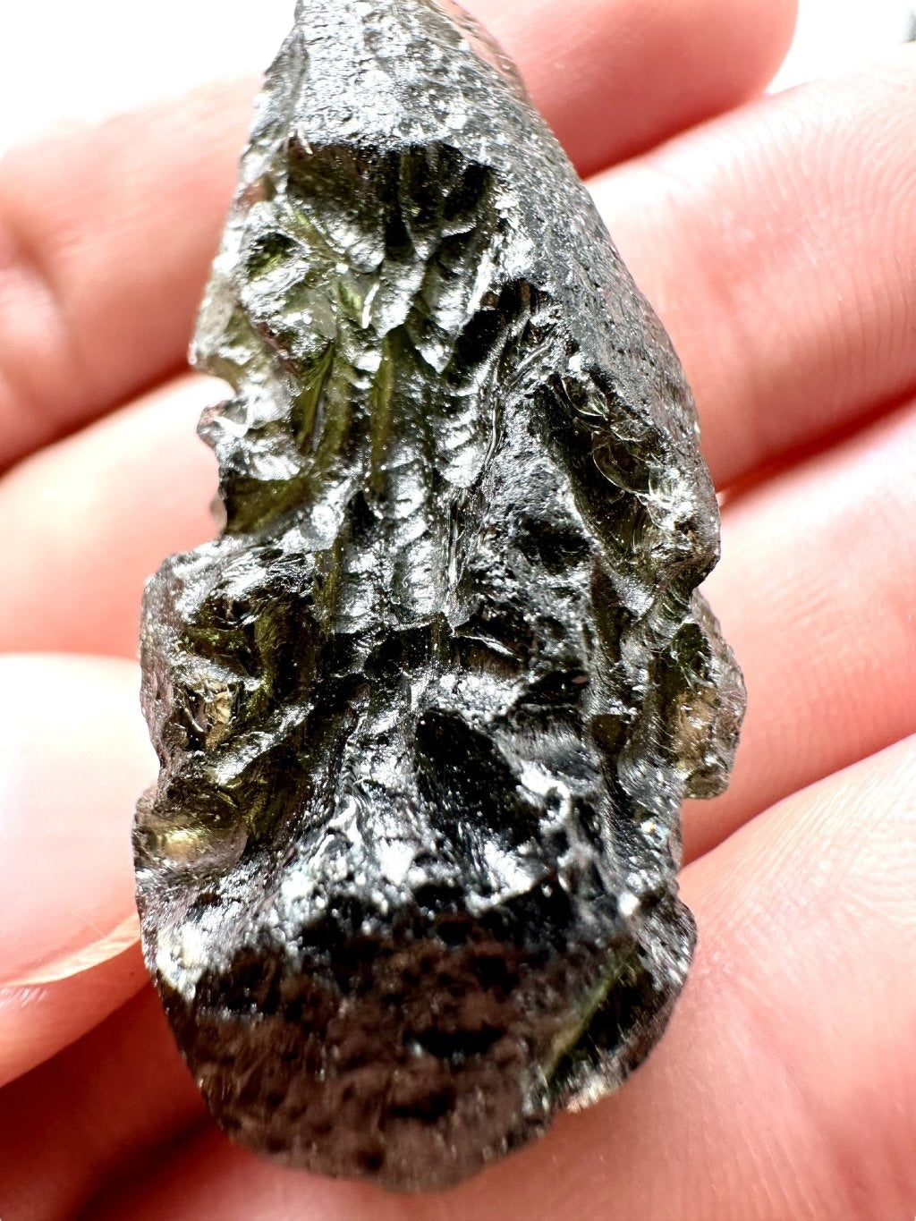 Moldavite – Vrabce – Kroclov – 15,8g - V2320