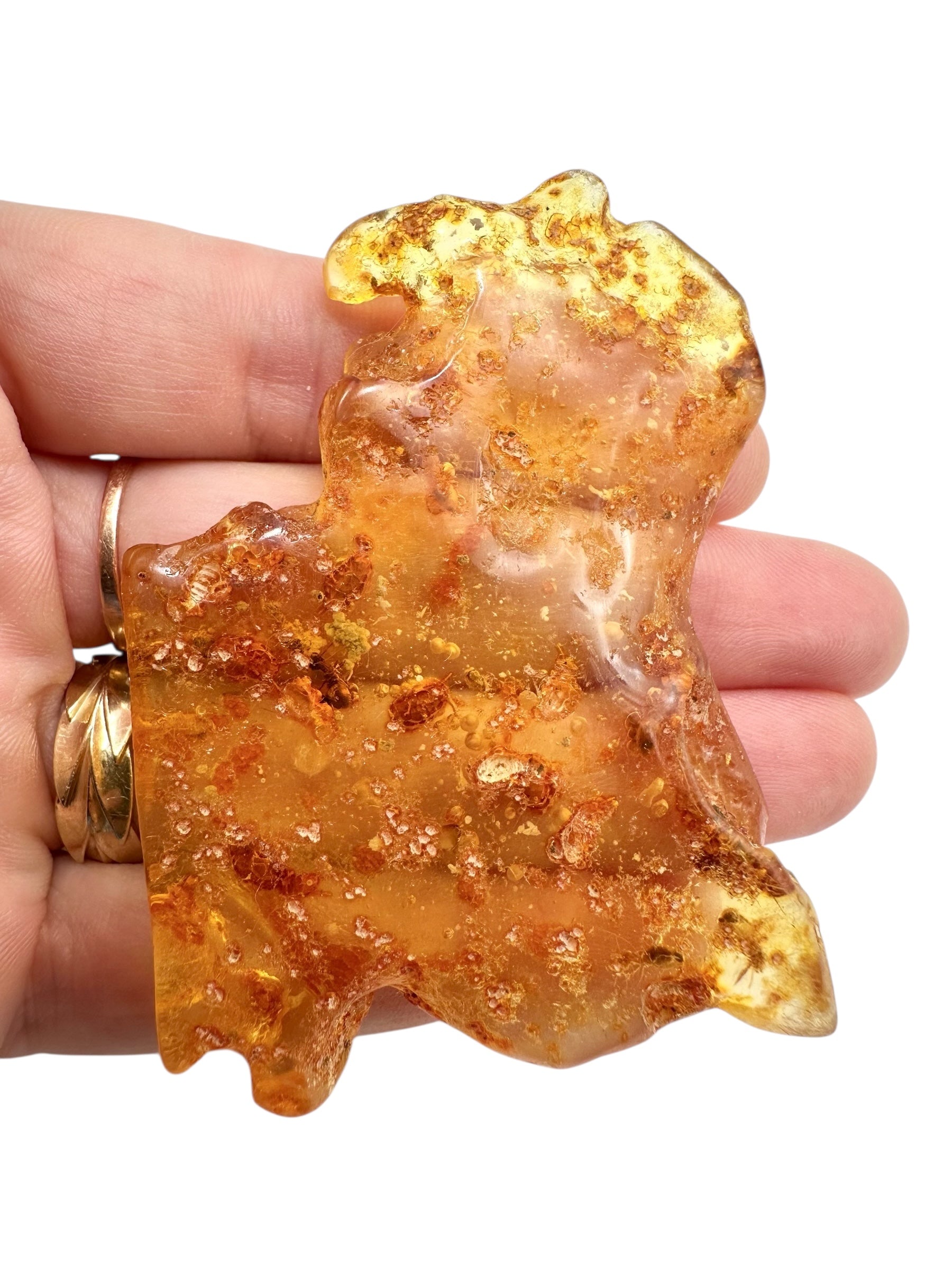 Insects in young amber (copal) 17,1g – Colombia - IK04