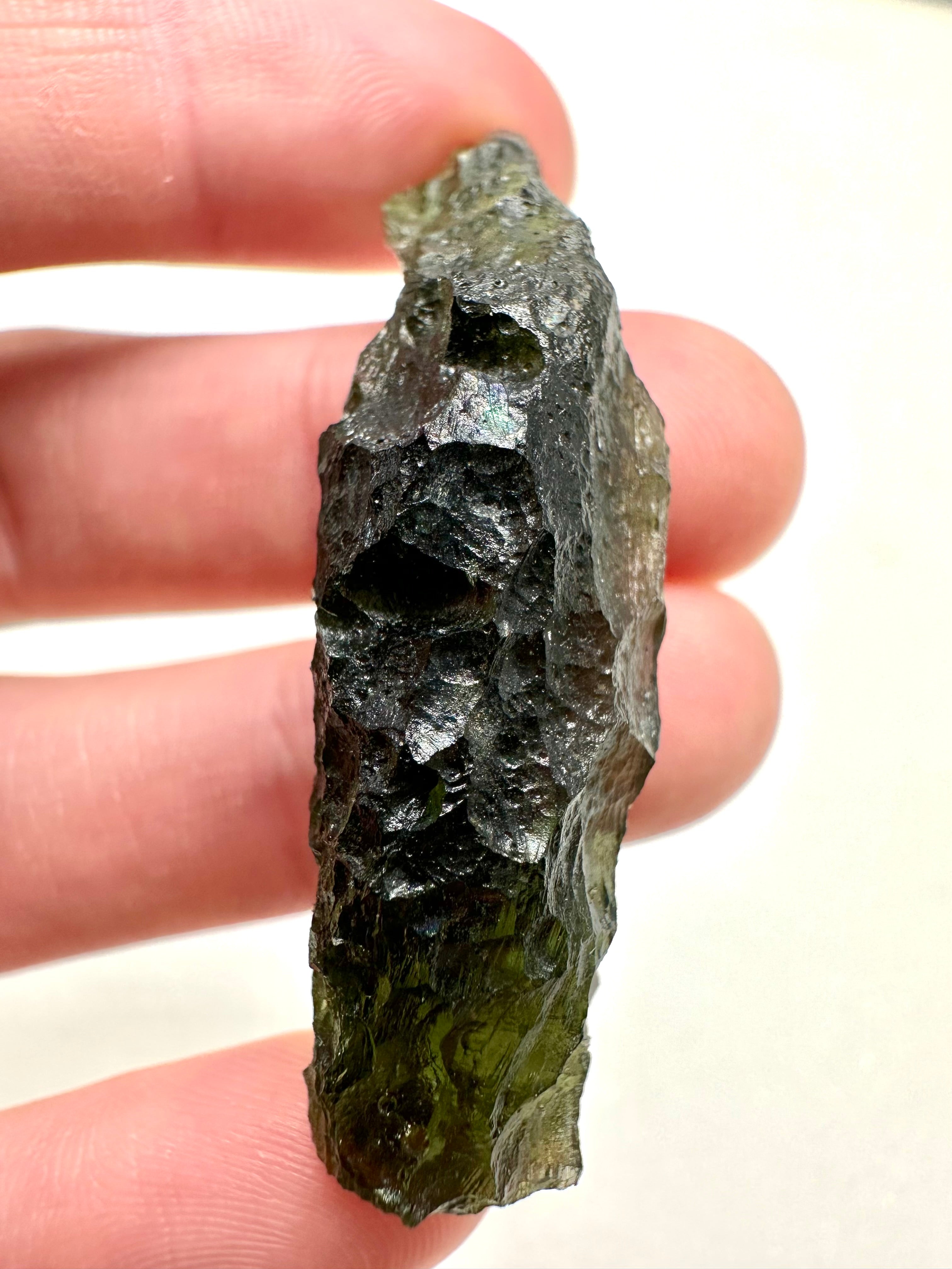 Moldavite – Vrabce – Kroclov – 8,6g - V2321