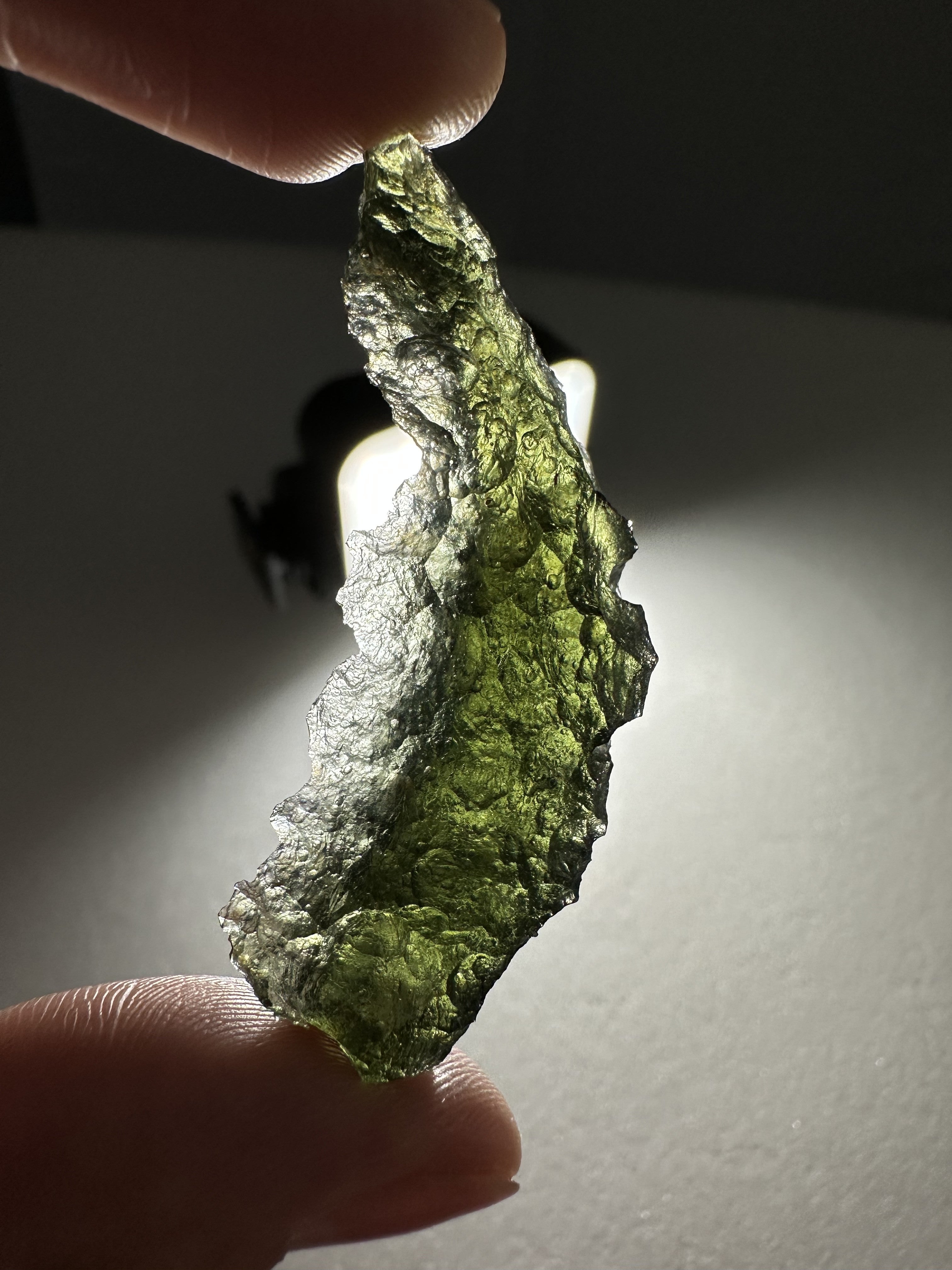 Moldavite – Vrabce – Kroclov – 8,6g - V2321