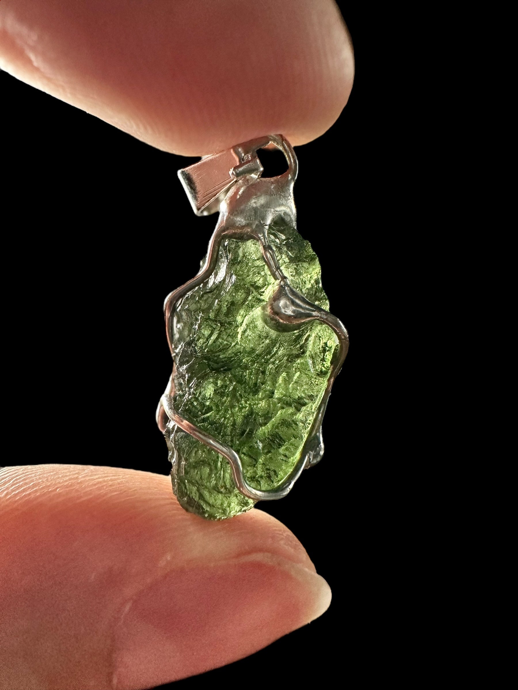 Moldavite pendant - P/V022