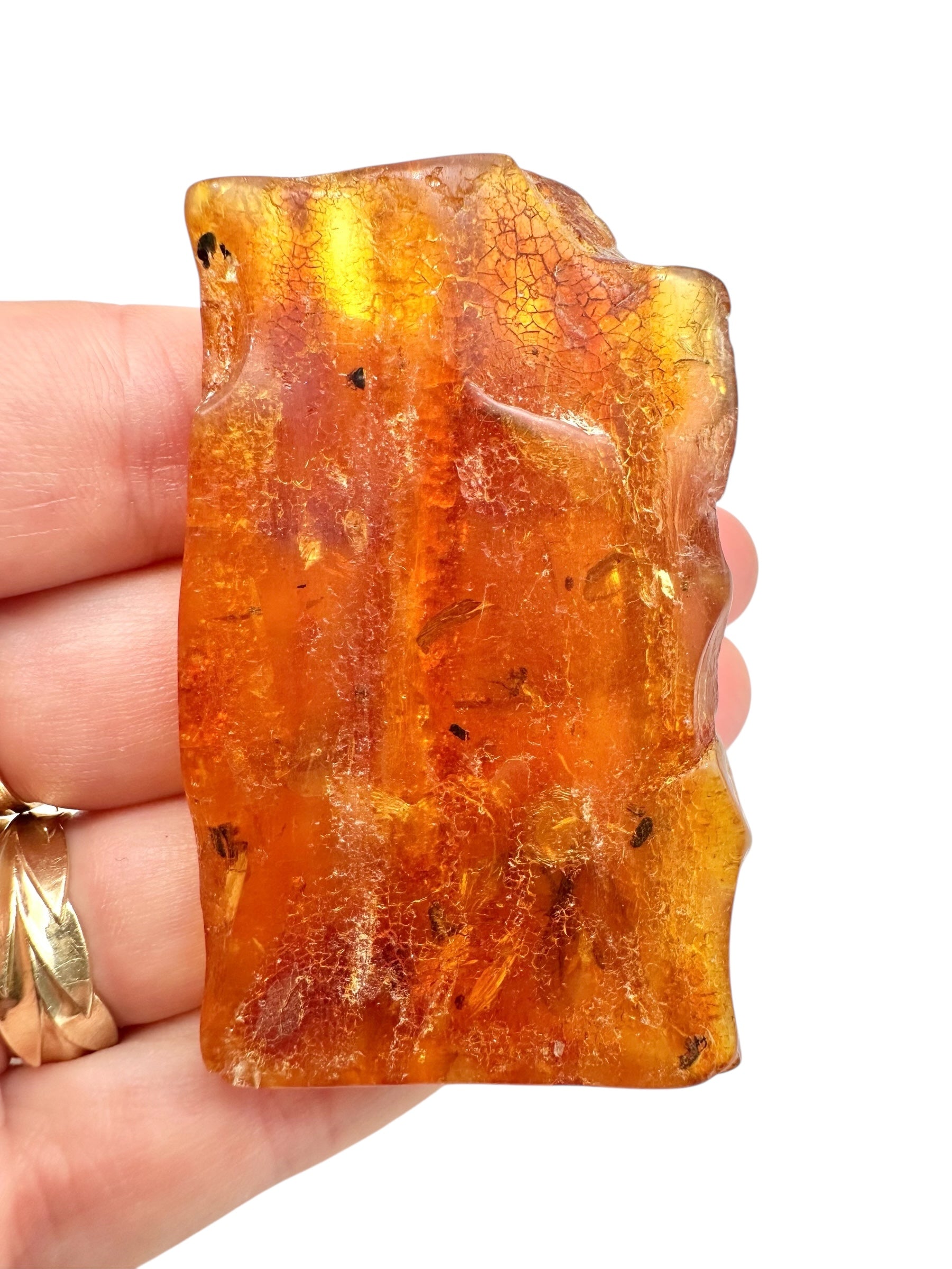 Insects in young amber (copal) 18,1g – Colombia - IK05