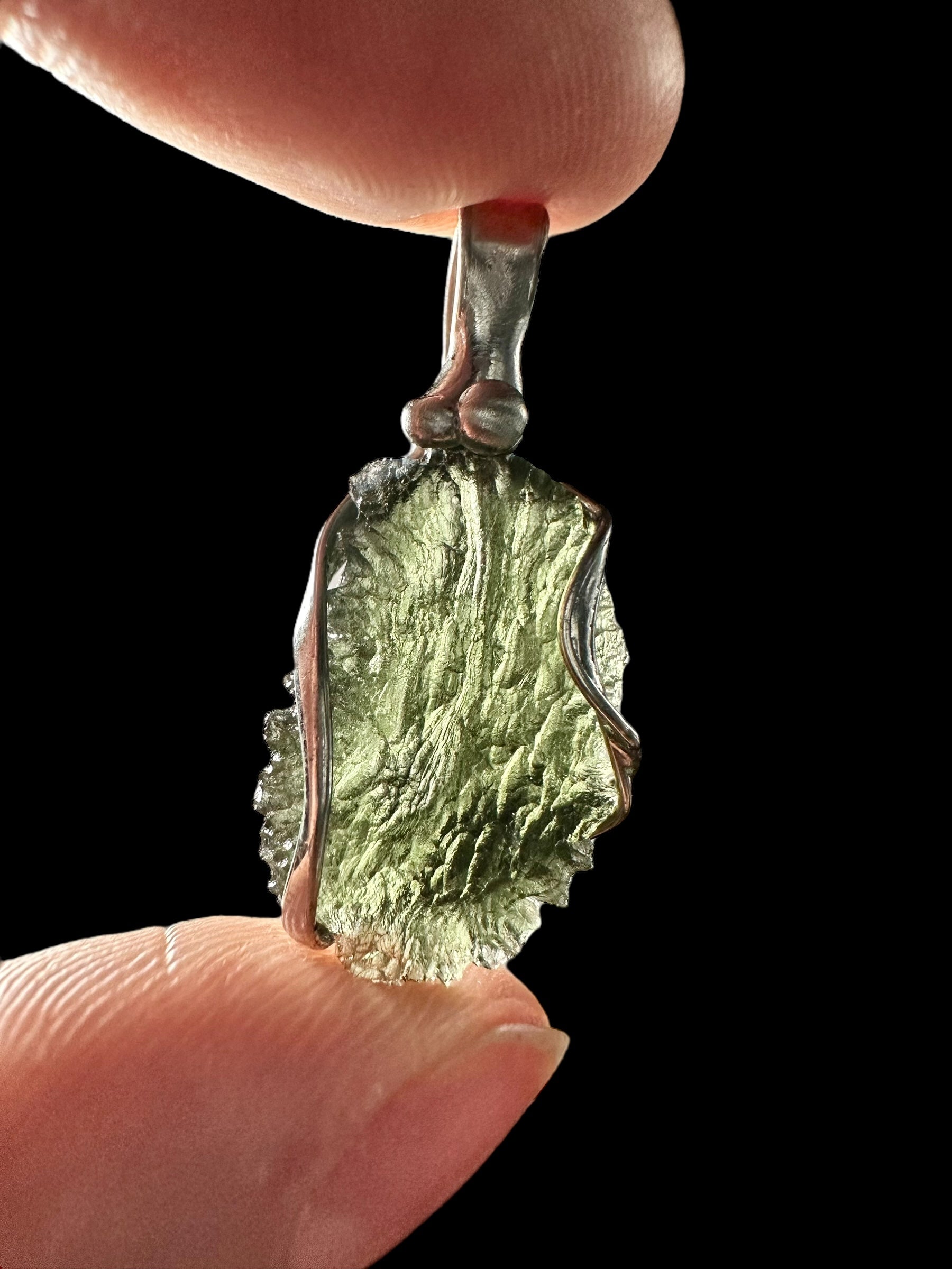 Moldavite pendant - P/V023