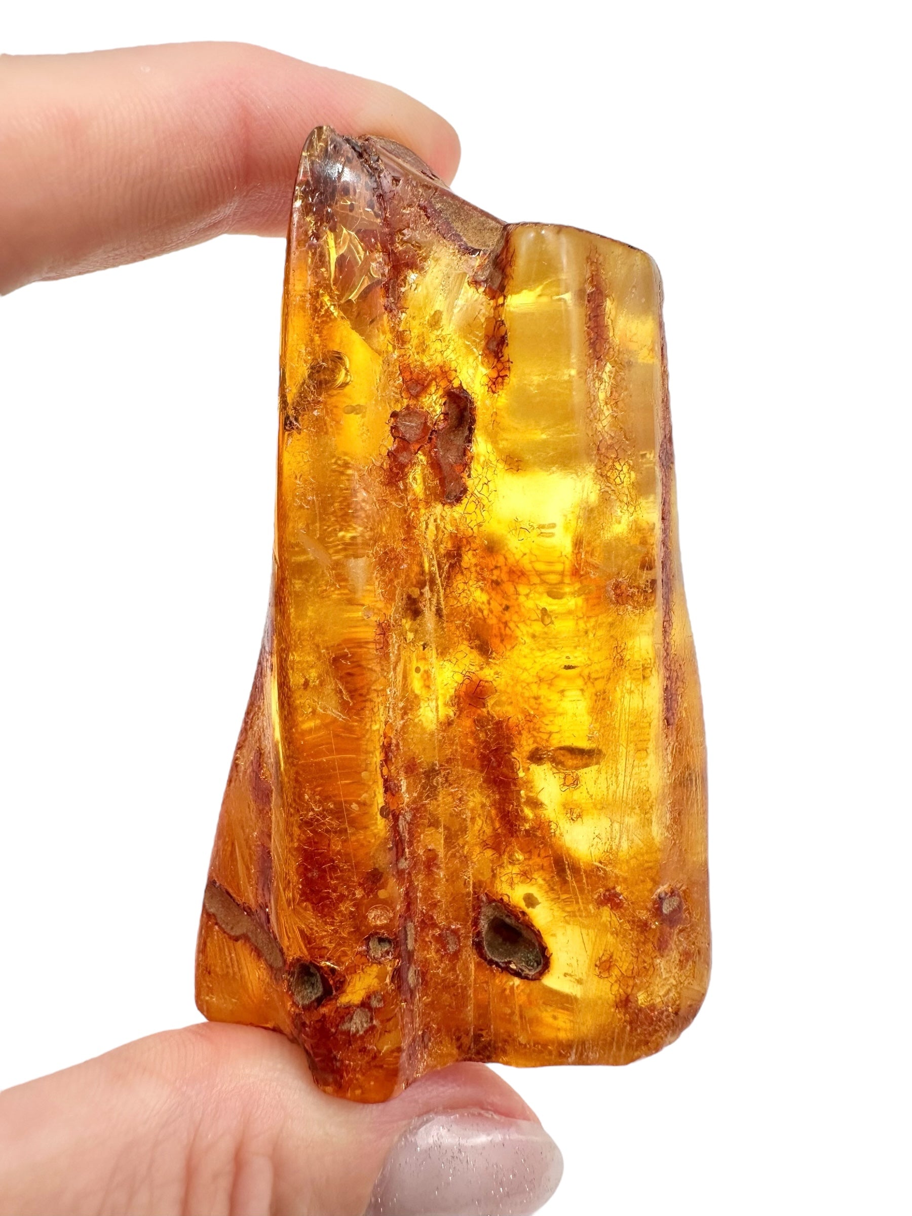 Insects in young amber (copal) 42,9g – Colombia - IK07