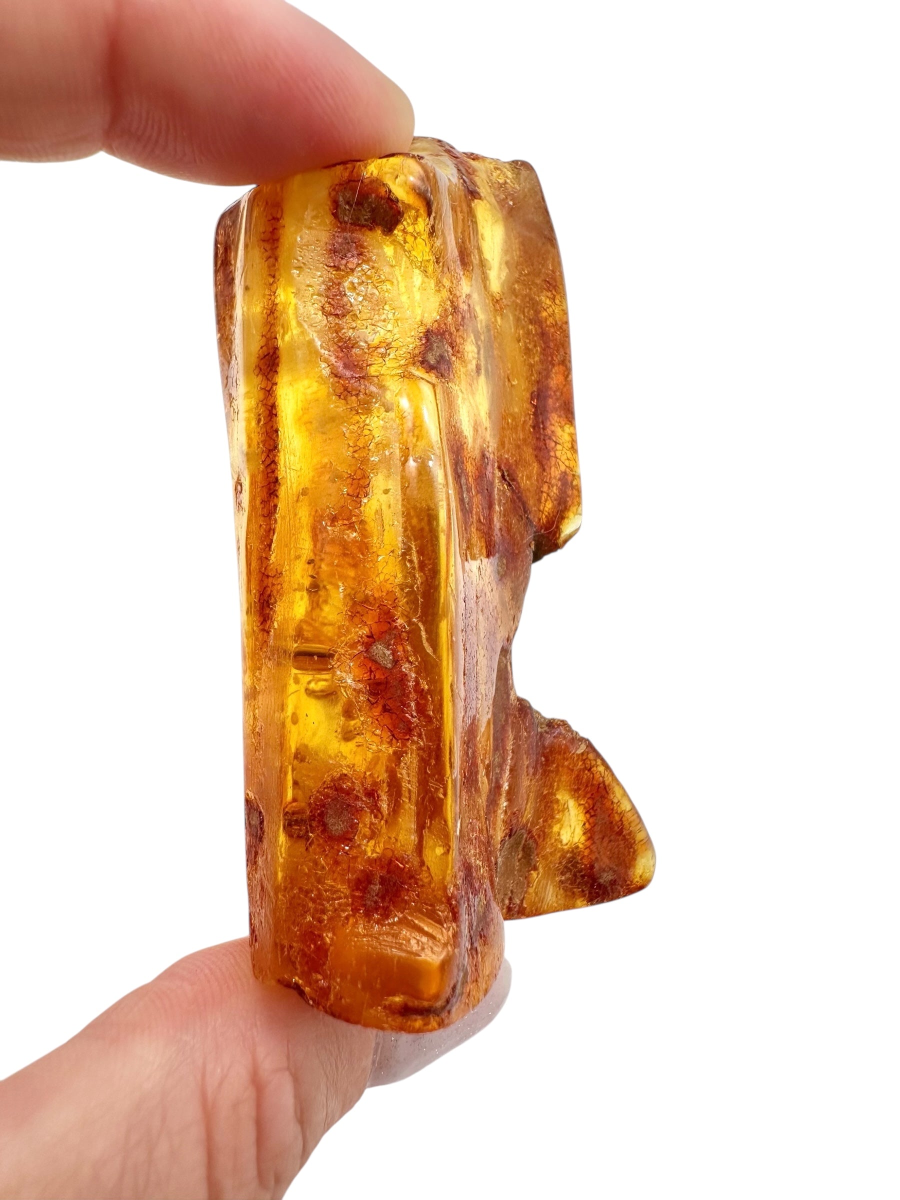 Insects in young amber (copal) 42,9g – Colombia - IK07