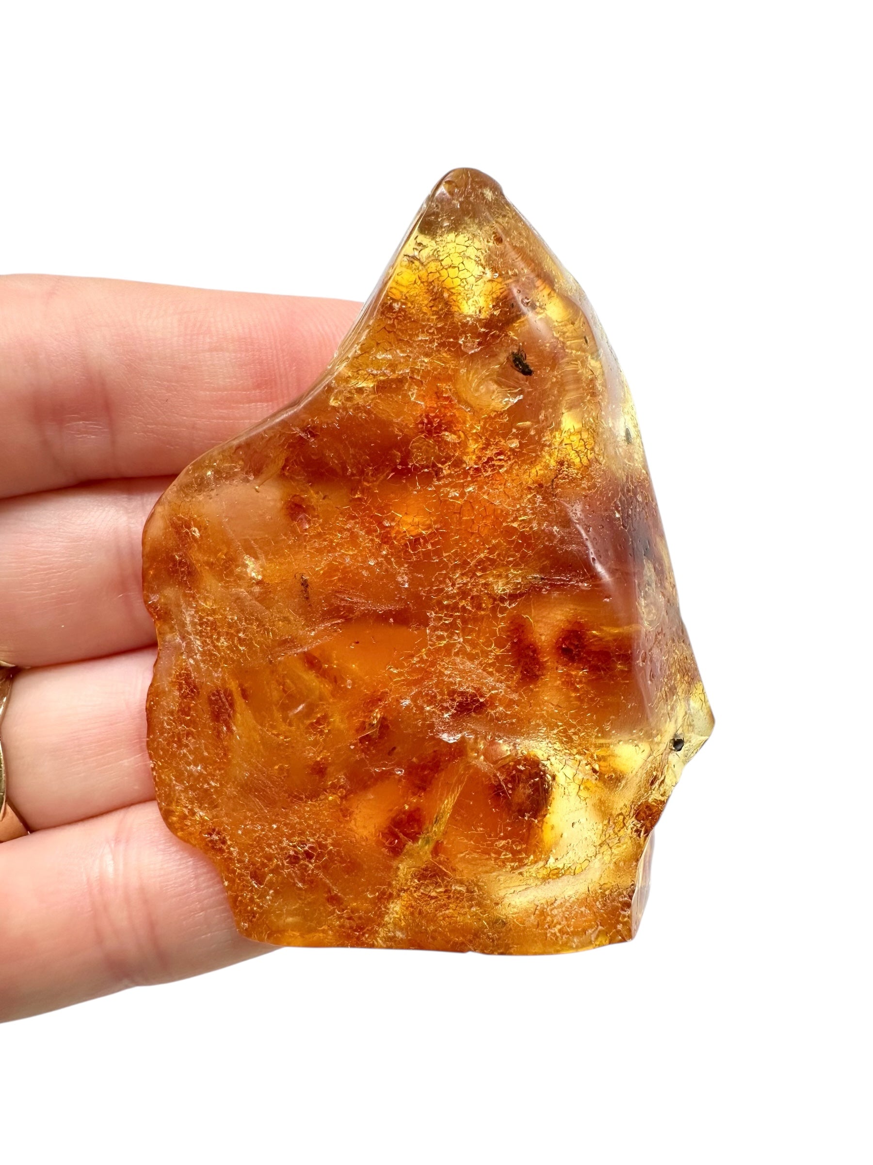 Insects in young amber (copal) 19,9g – Colombia - IK09