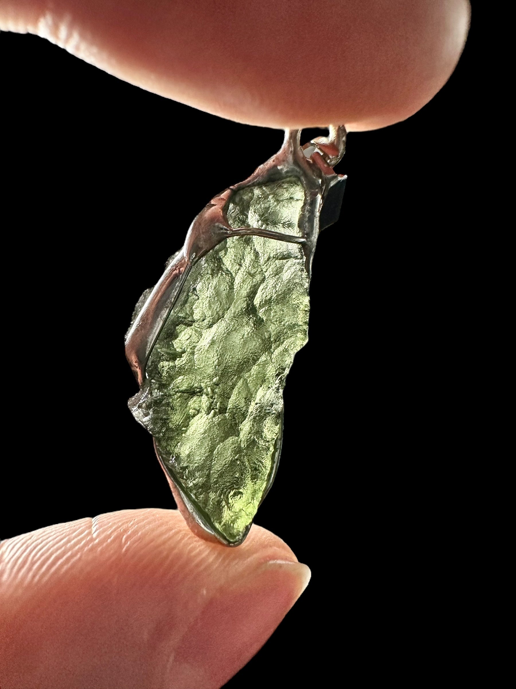 Moldavite pendant - P/V024