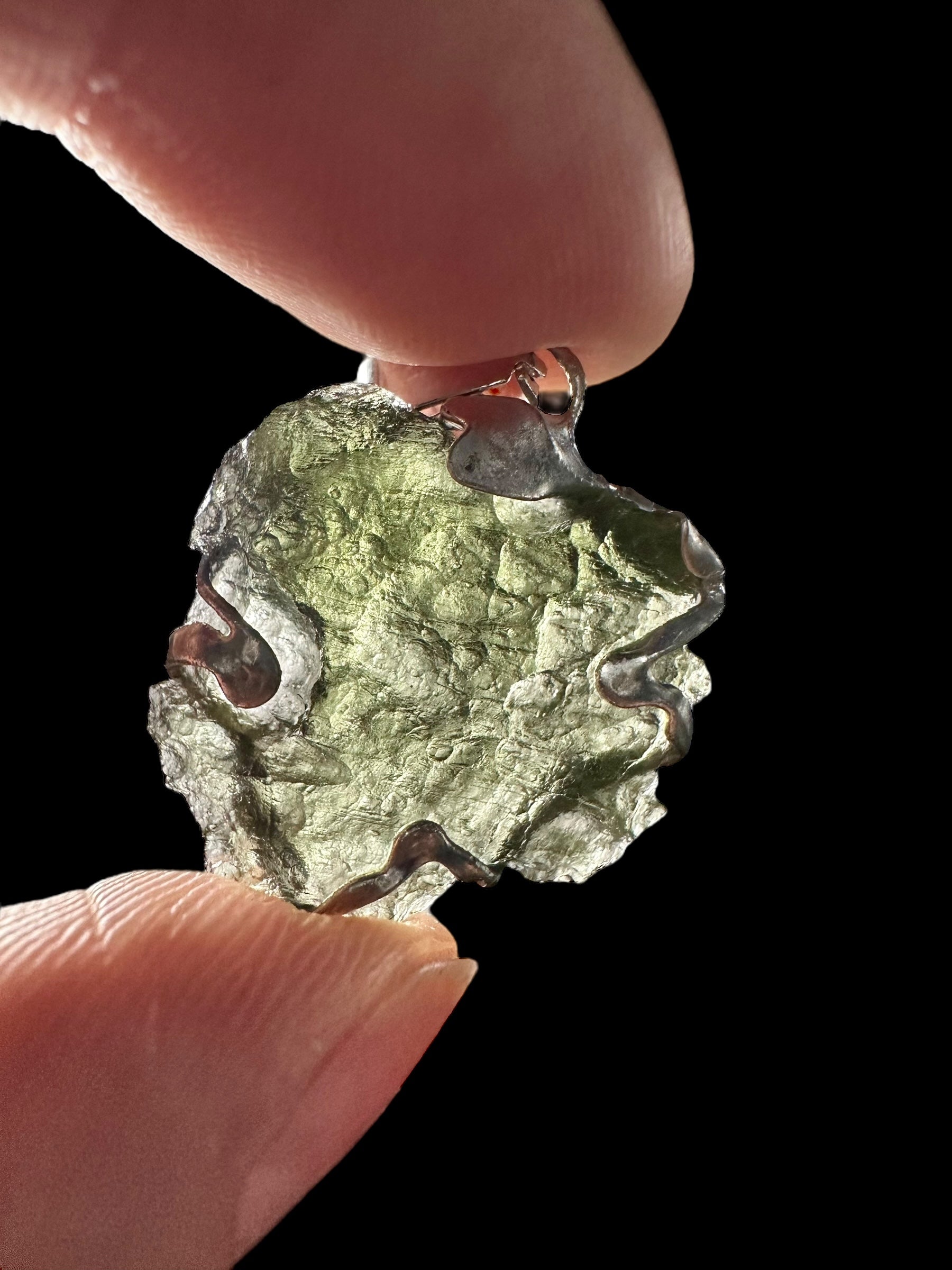 Moldavite pendant - P/V025