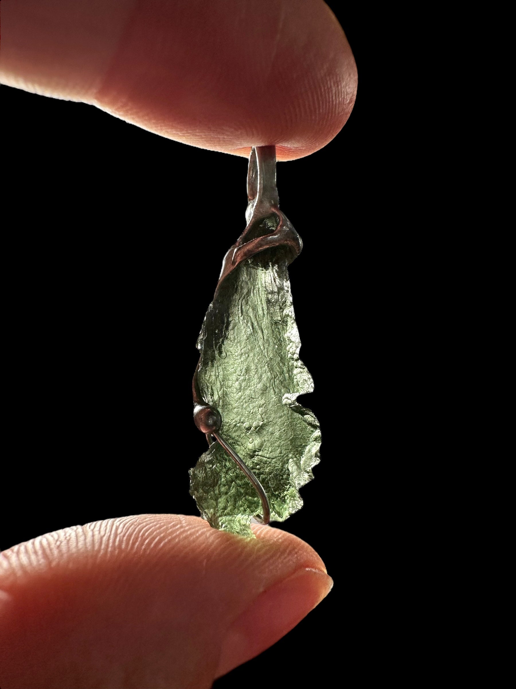 Moldavite pendant - P/V027