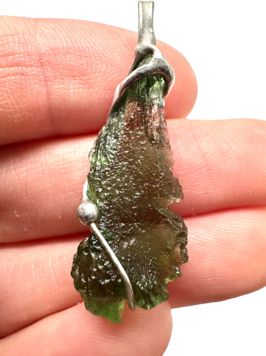 Pendente in Moldavite – P/V027