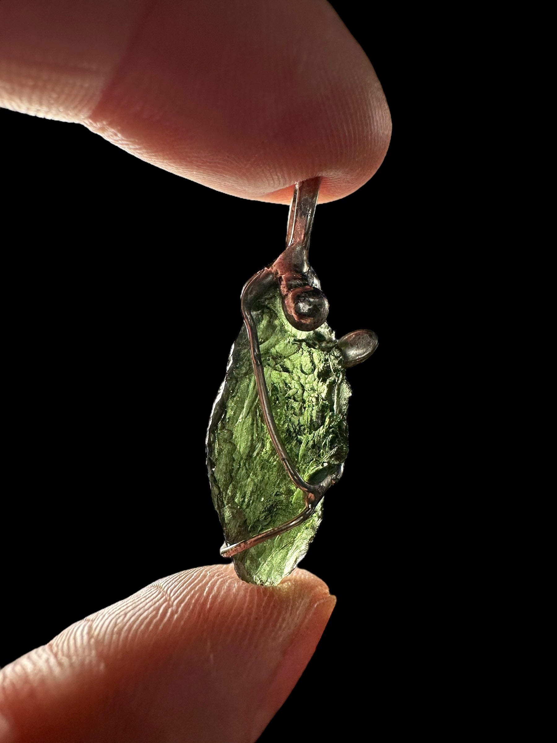 Moldavite pendant - P/V028