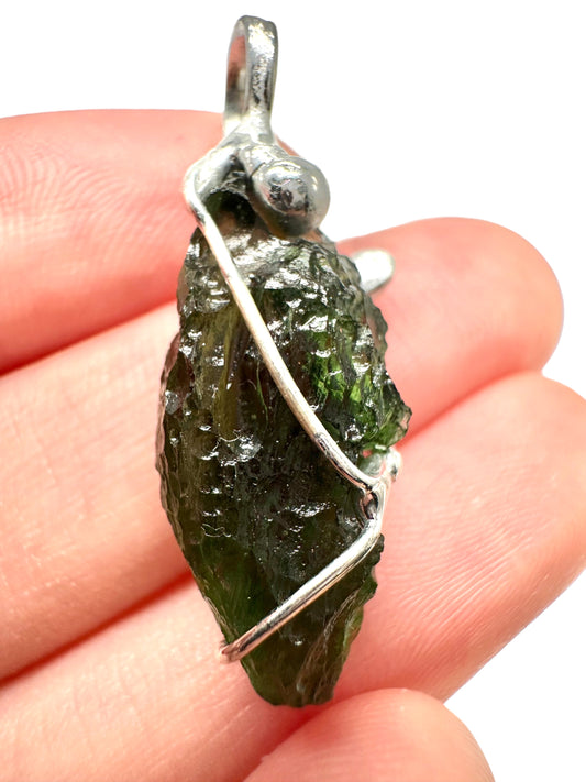 Pendente in Moldavite – P/V028