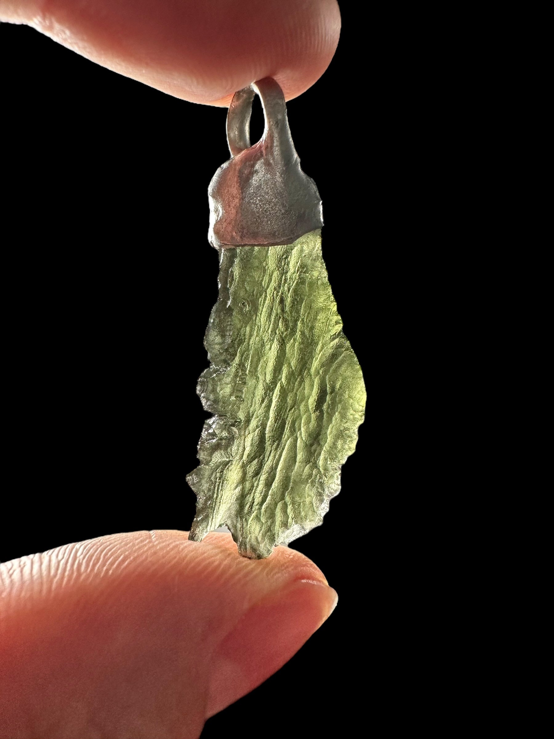 Moldavite pendant - P/V029