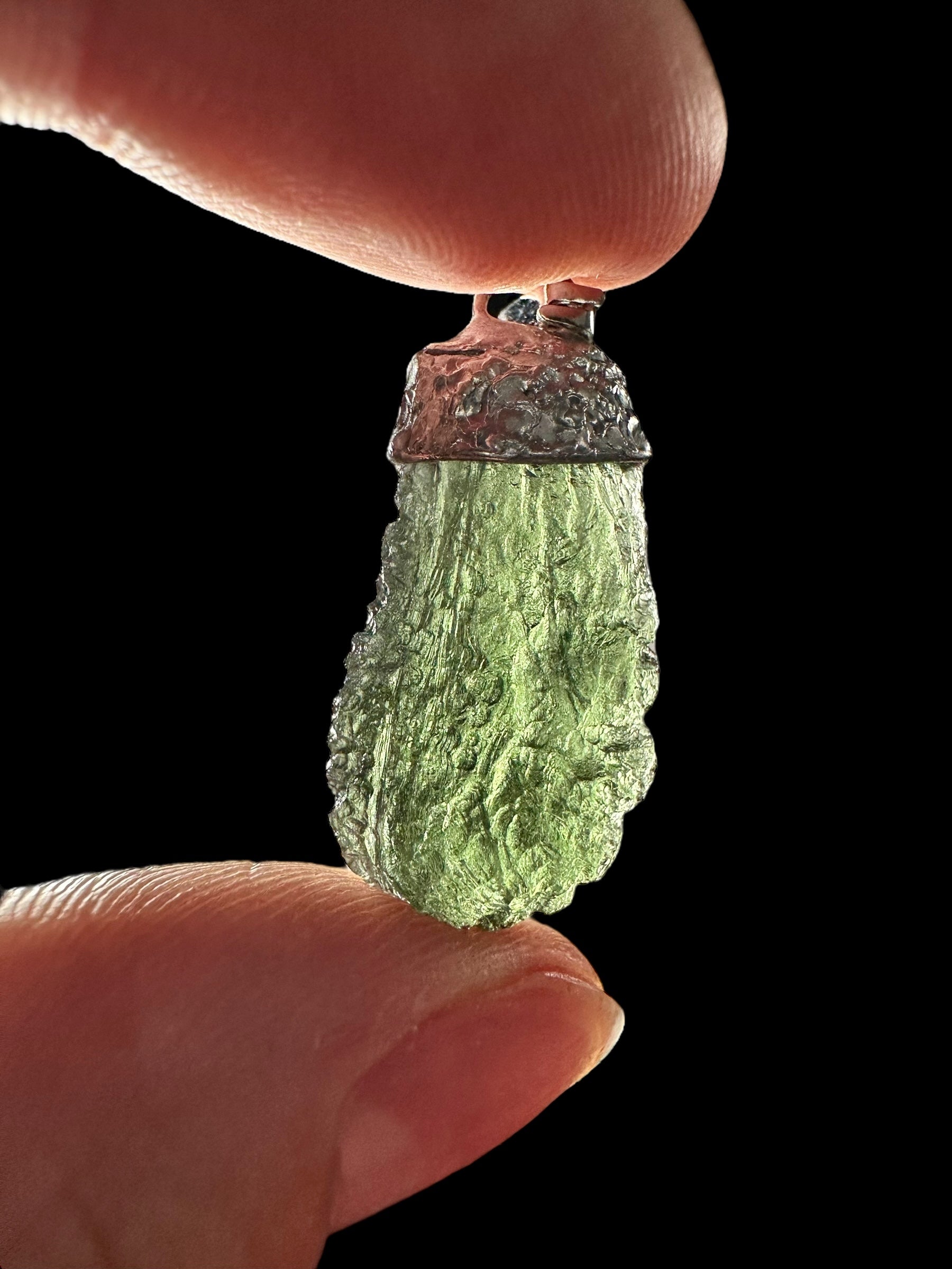 Moldavite pendant - P/V030