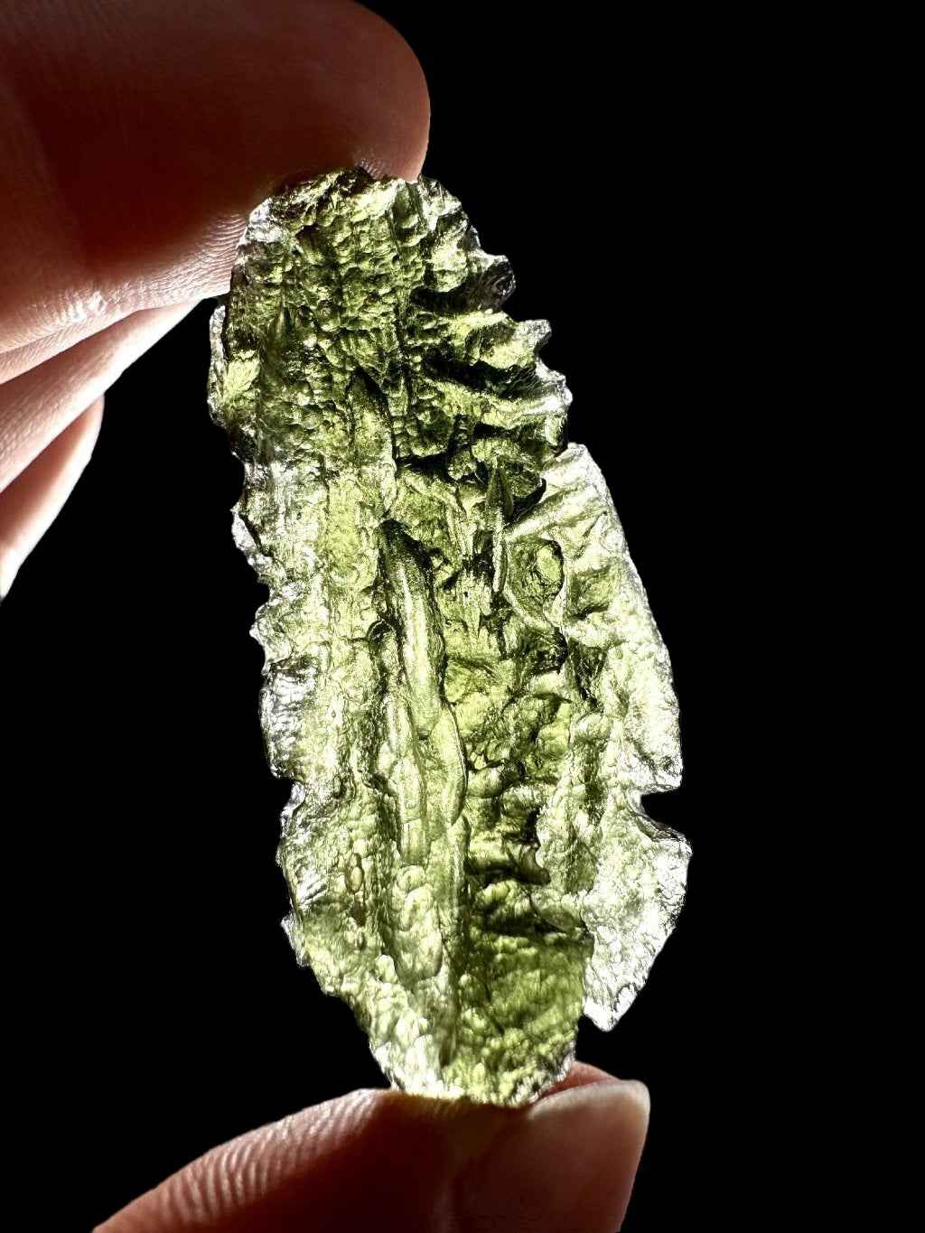 Moldavite – Vrabce – Kroclov – 15g - V2323