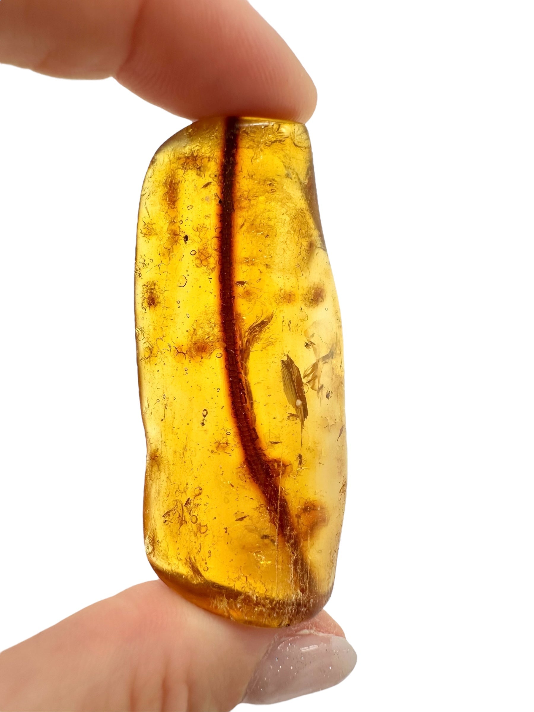 Insects in young amber (copal) 10,1g – Colombia - IK18