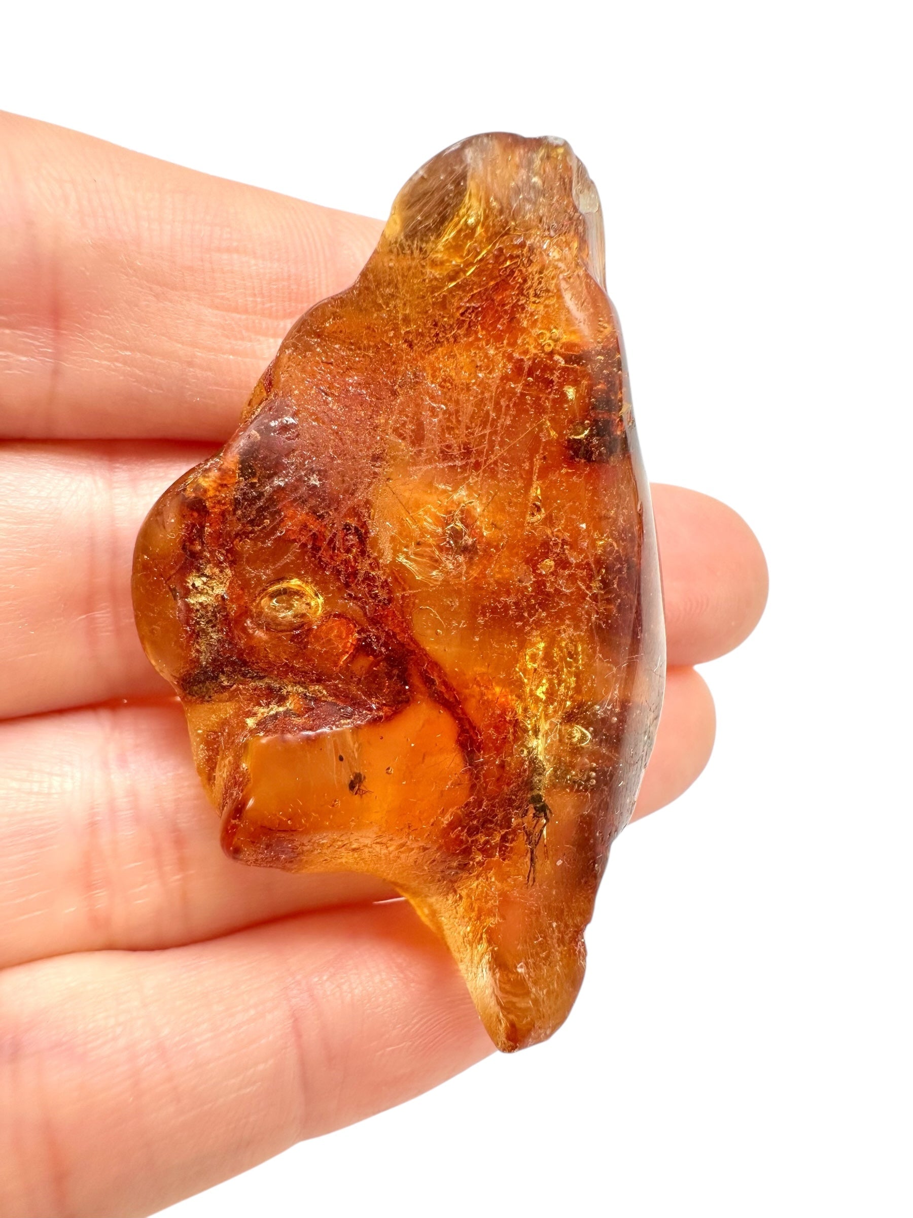 Insects in young amber (copal) 9,1g – Colombia - IK24