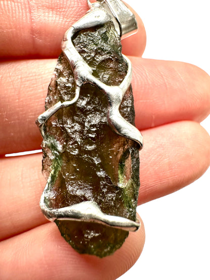 Pendente in Moldavite – P/V033