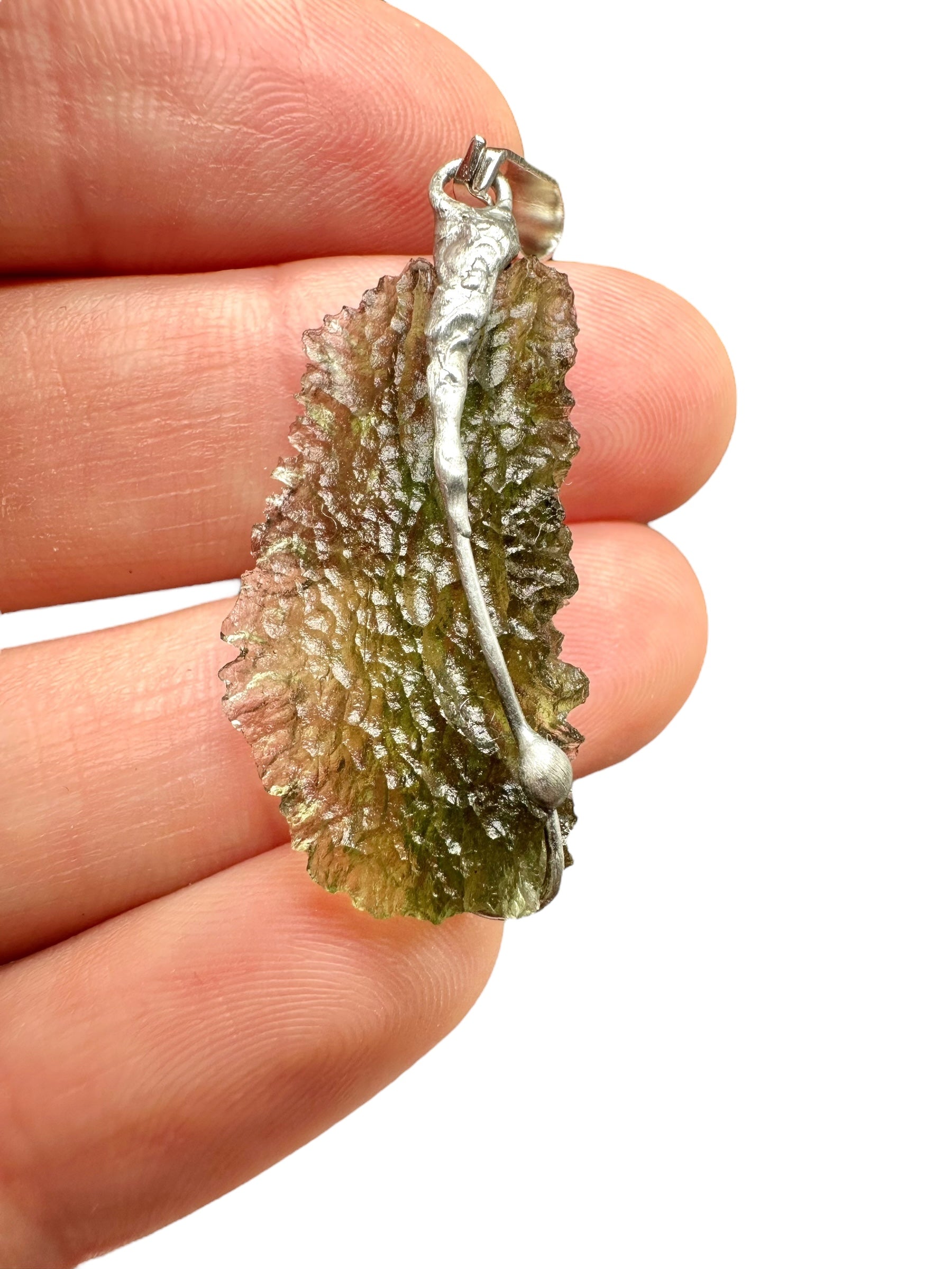 Moldavite pendant