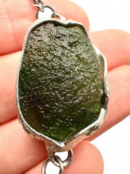 Moldavite bracelet - N/V001