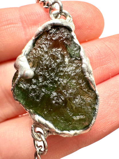 Braccialetto con Moldavite – N/V002