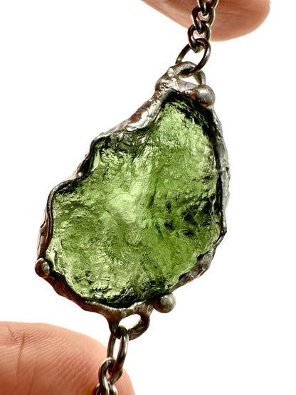 Braccialetto con Moldavite – N/V002