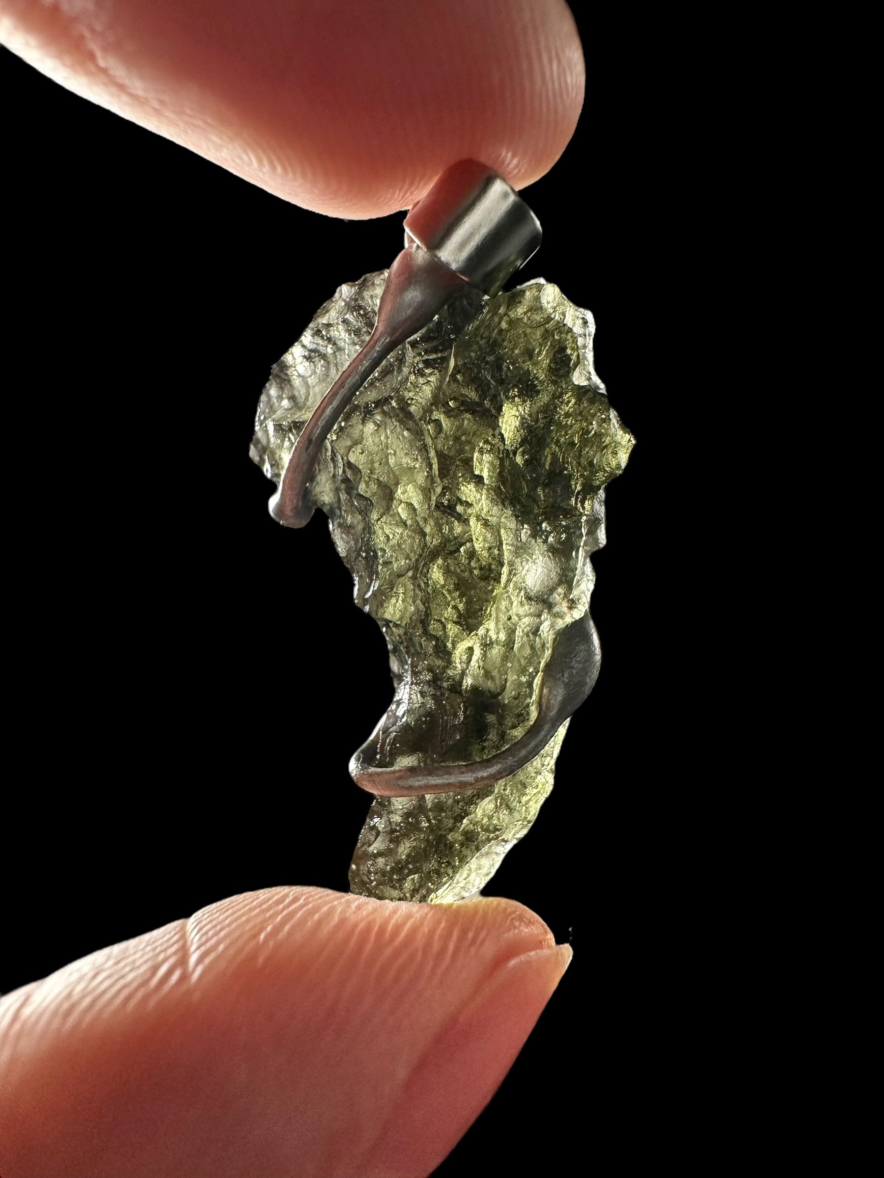 Moldavite pendant - P/V035