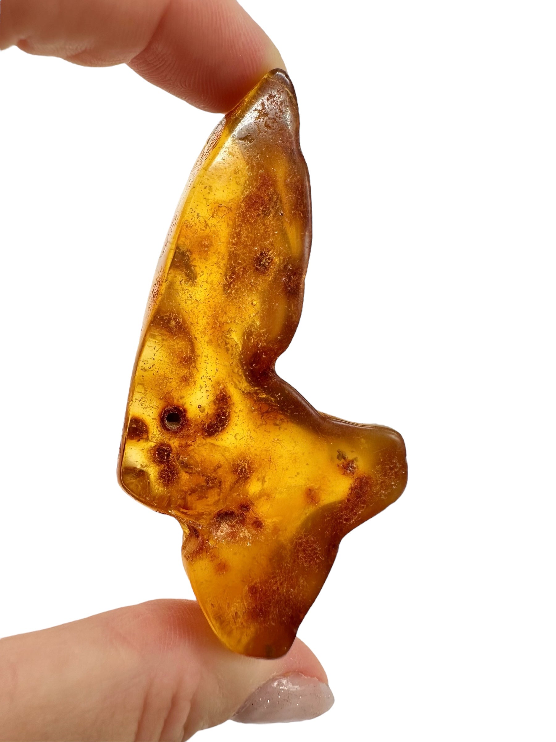 Insects in young amber (copal) 20,4g – Colombia - IK27