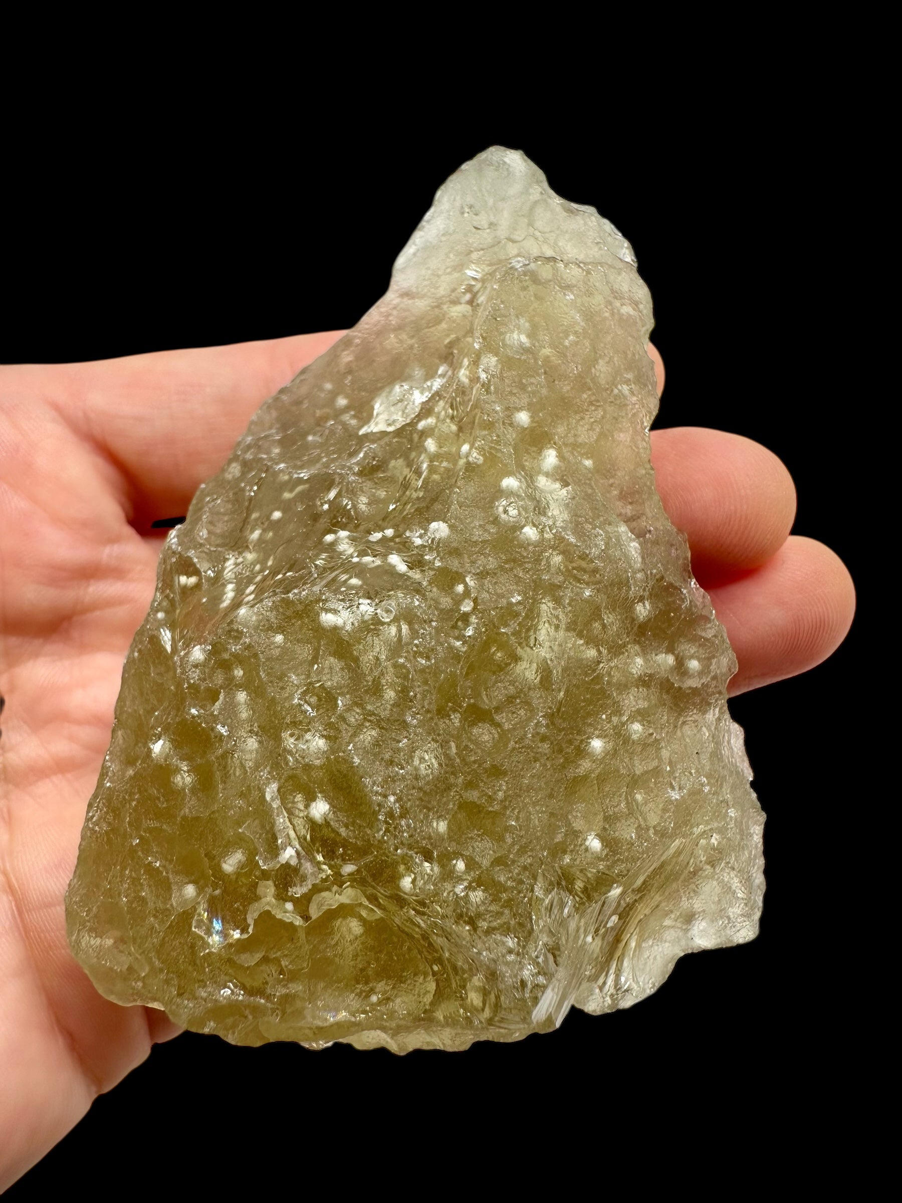 Libyan desert glass with sand inclusions – 134,1g - LPI09