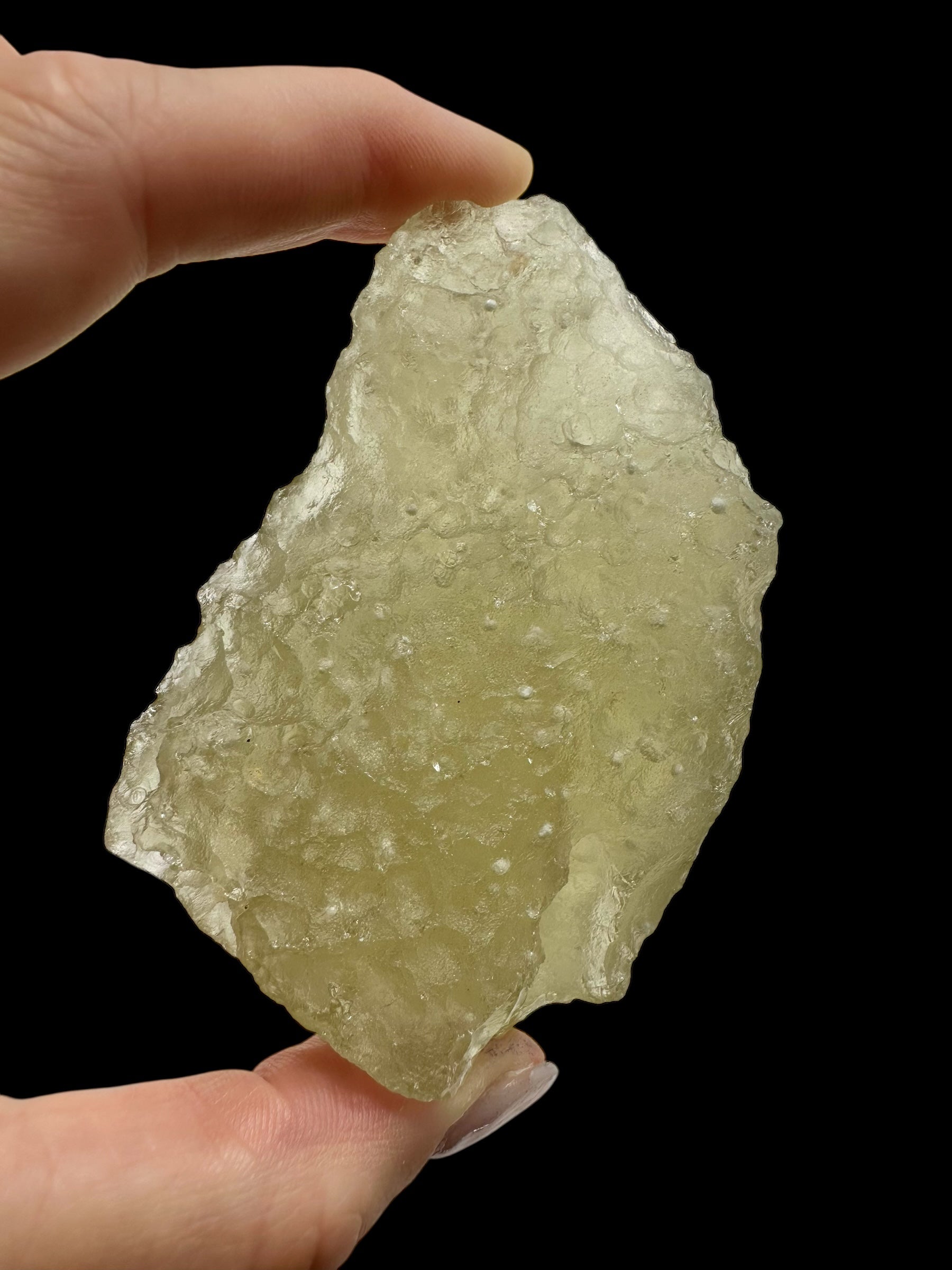 Libyan desert glass with sand inclusions – 134,1g - LPI09