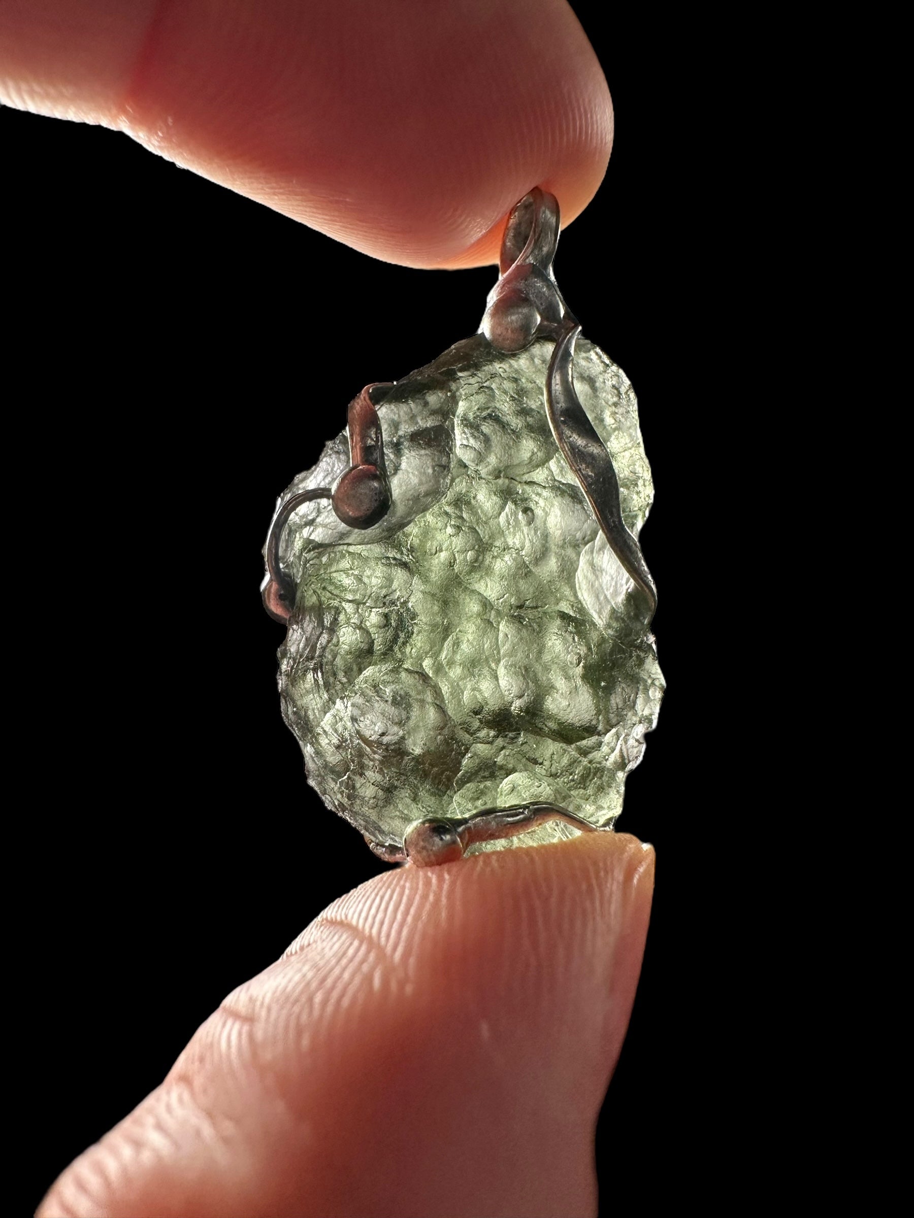Moldavite pendant - P/V037