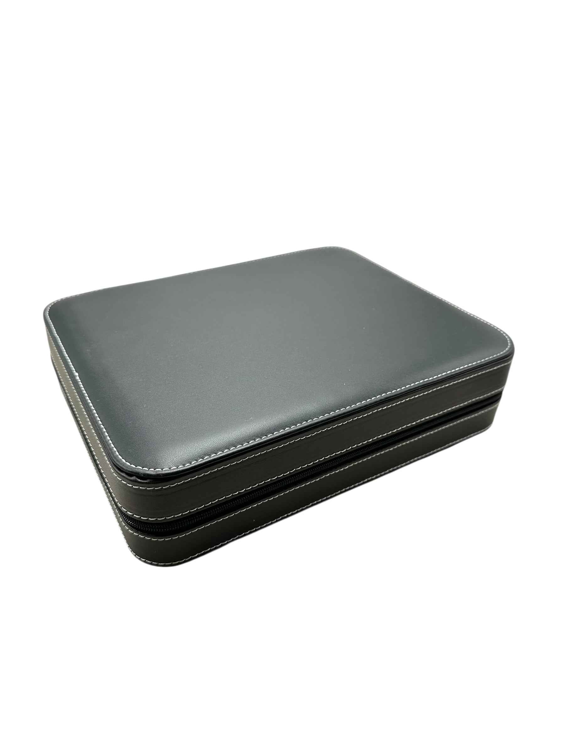 Set da 60 scatole rotonde per campioni di minerali (bianche e nere) con valigetta - PK007