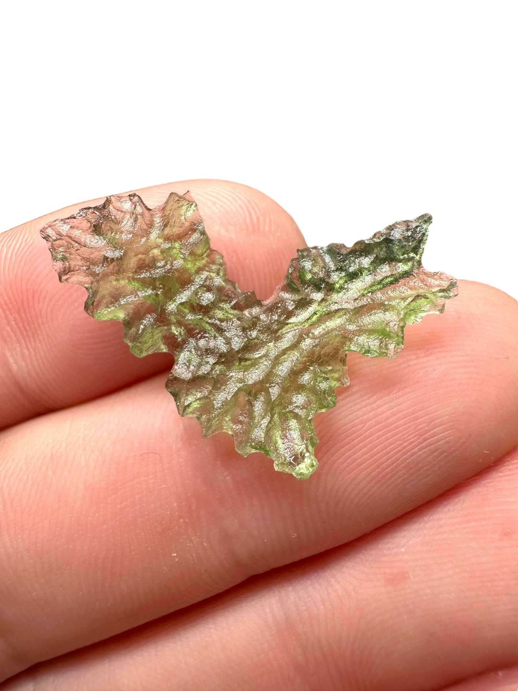 Moldavite – Besednice Jezkovna – 0,99g / heart - BJ239