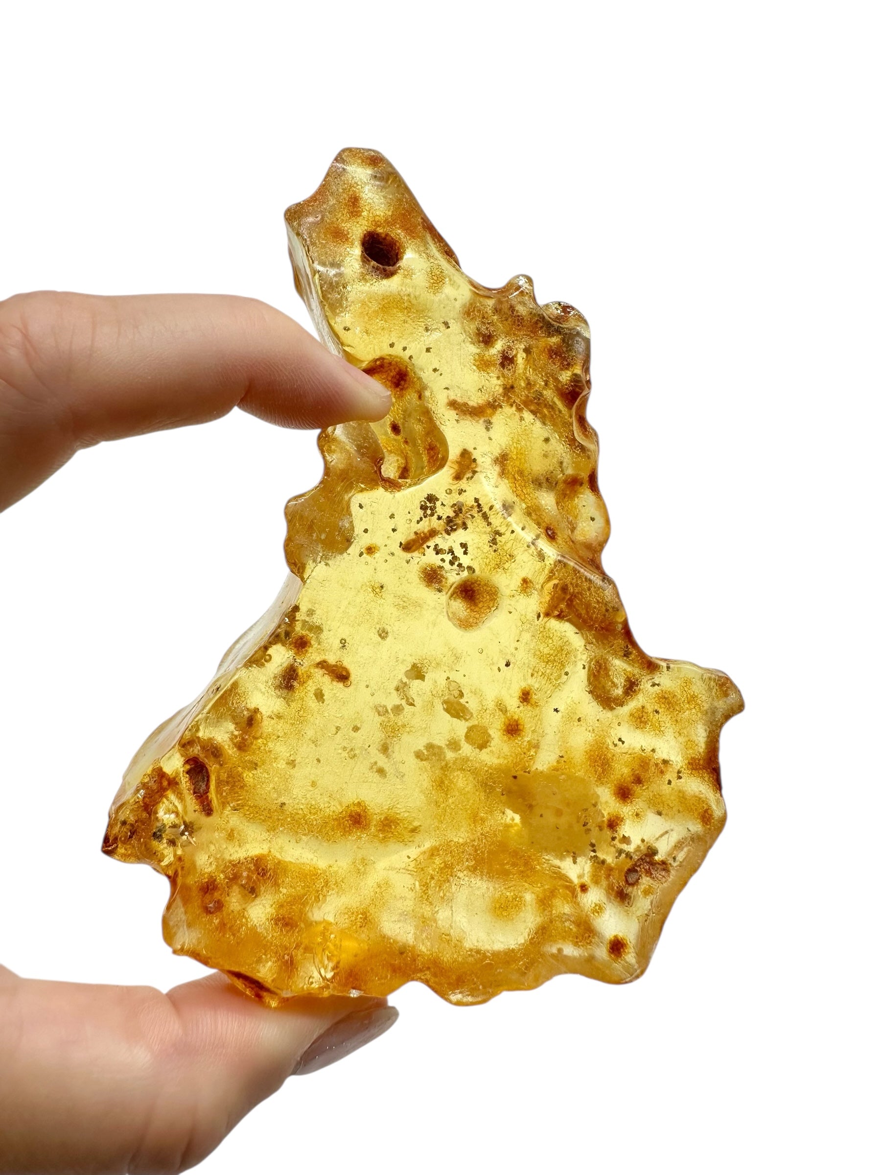 Insects in young amber (copal) 100,8g – Colombia - IK36