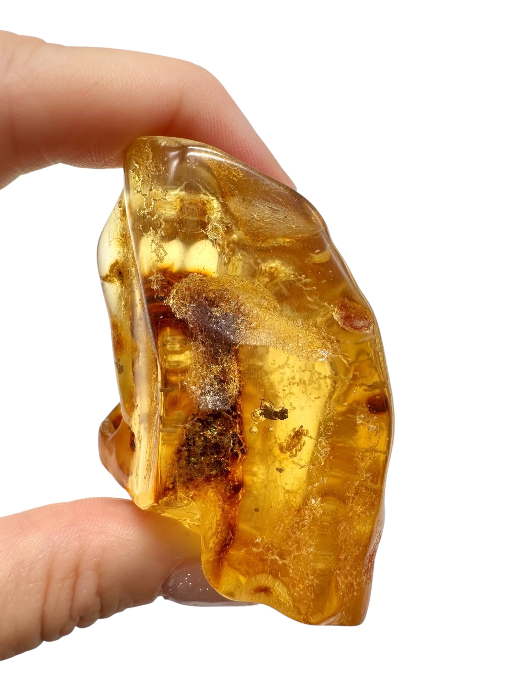 Insects in young amber (copal) 60g – Colombia - IK40