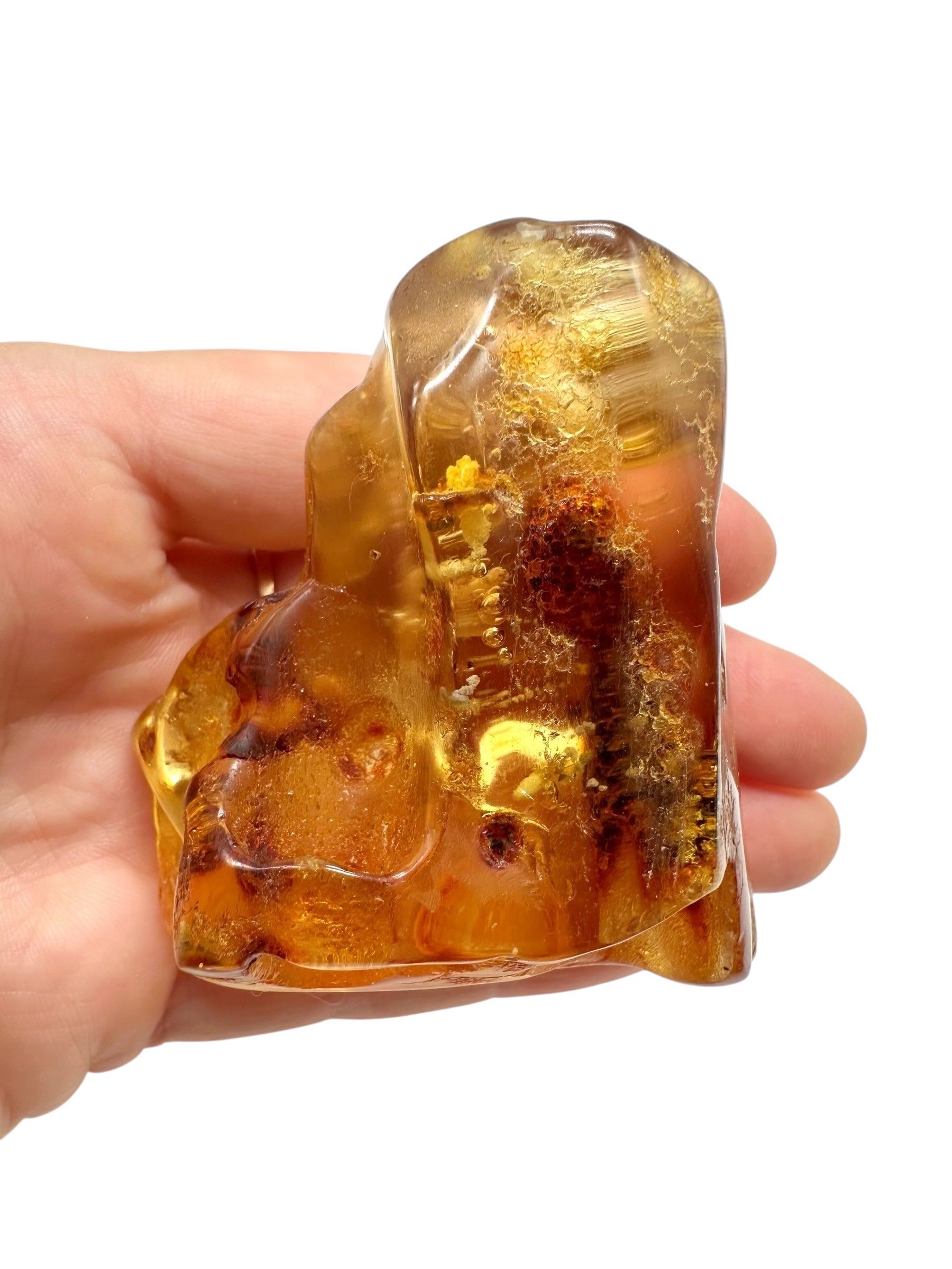 Insects in young amber (copal) 60g – Colombia - IK40