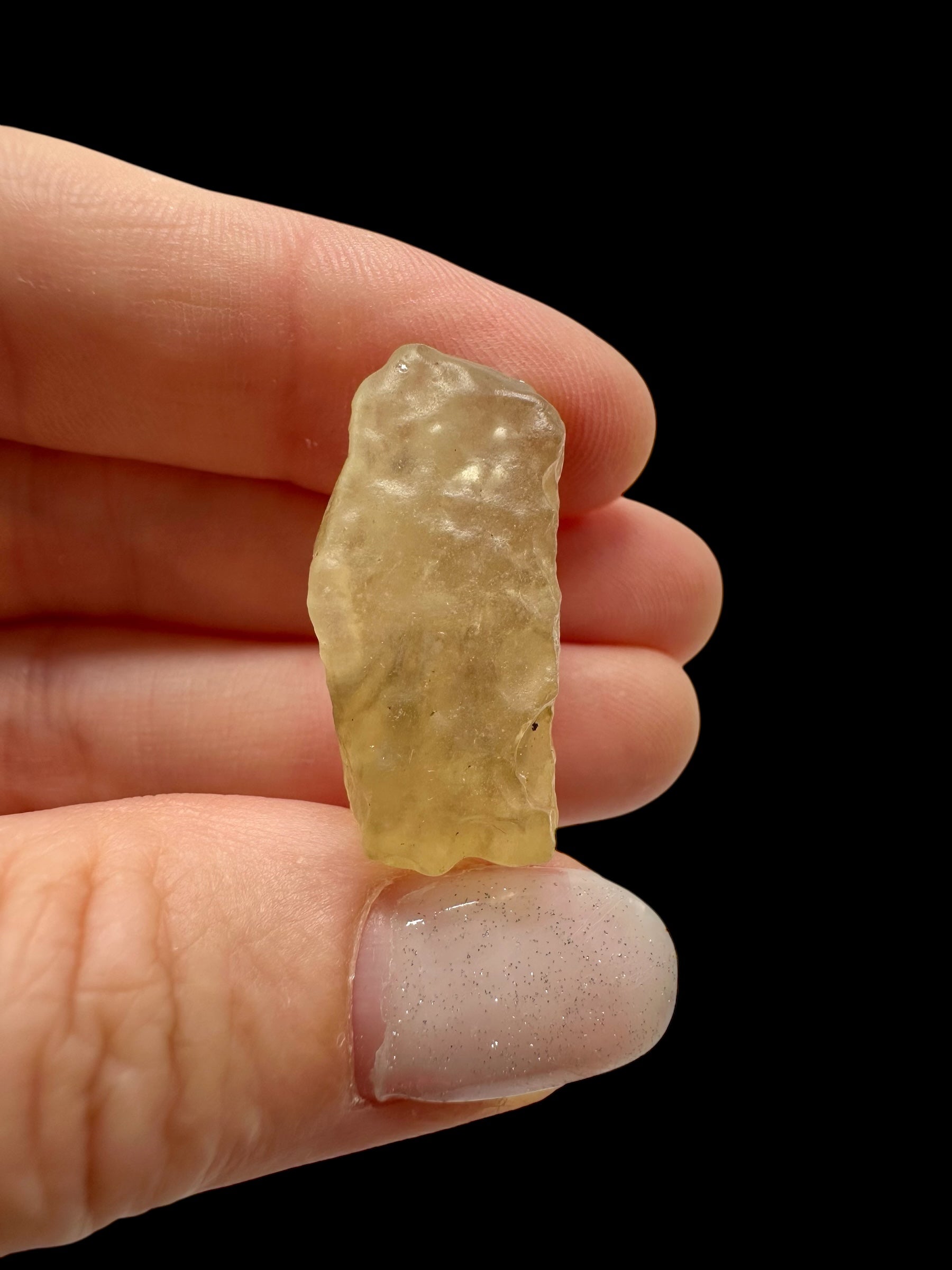 Libyan desert glass with sand inclusions – 6,6g - LPI05