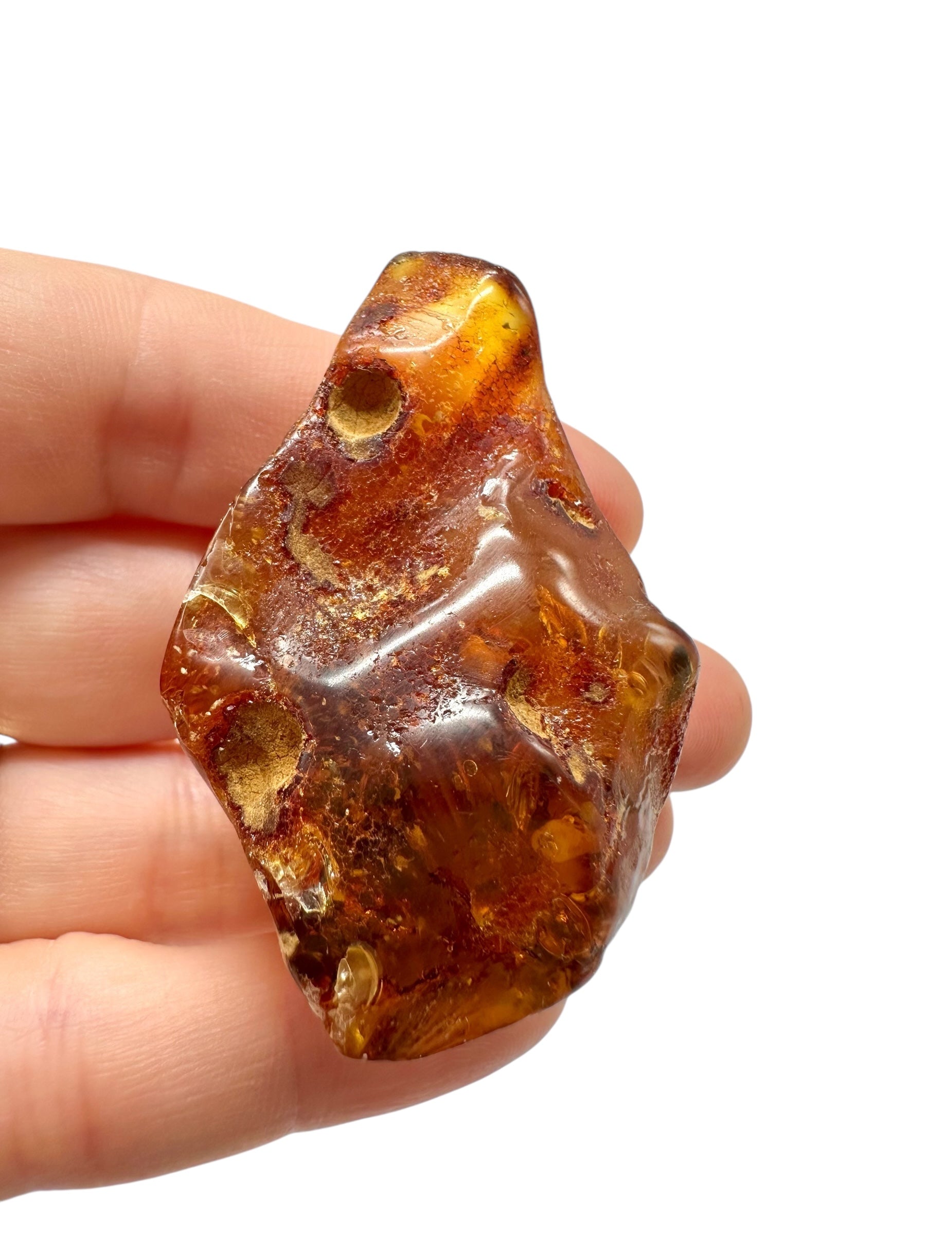 Insects in young amber (copal) 14,1g – Colombia - IK45